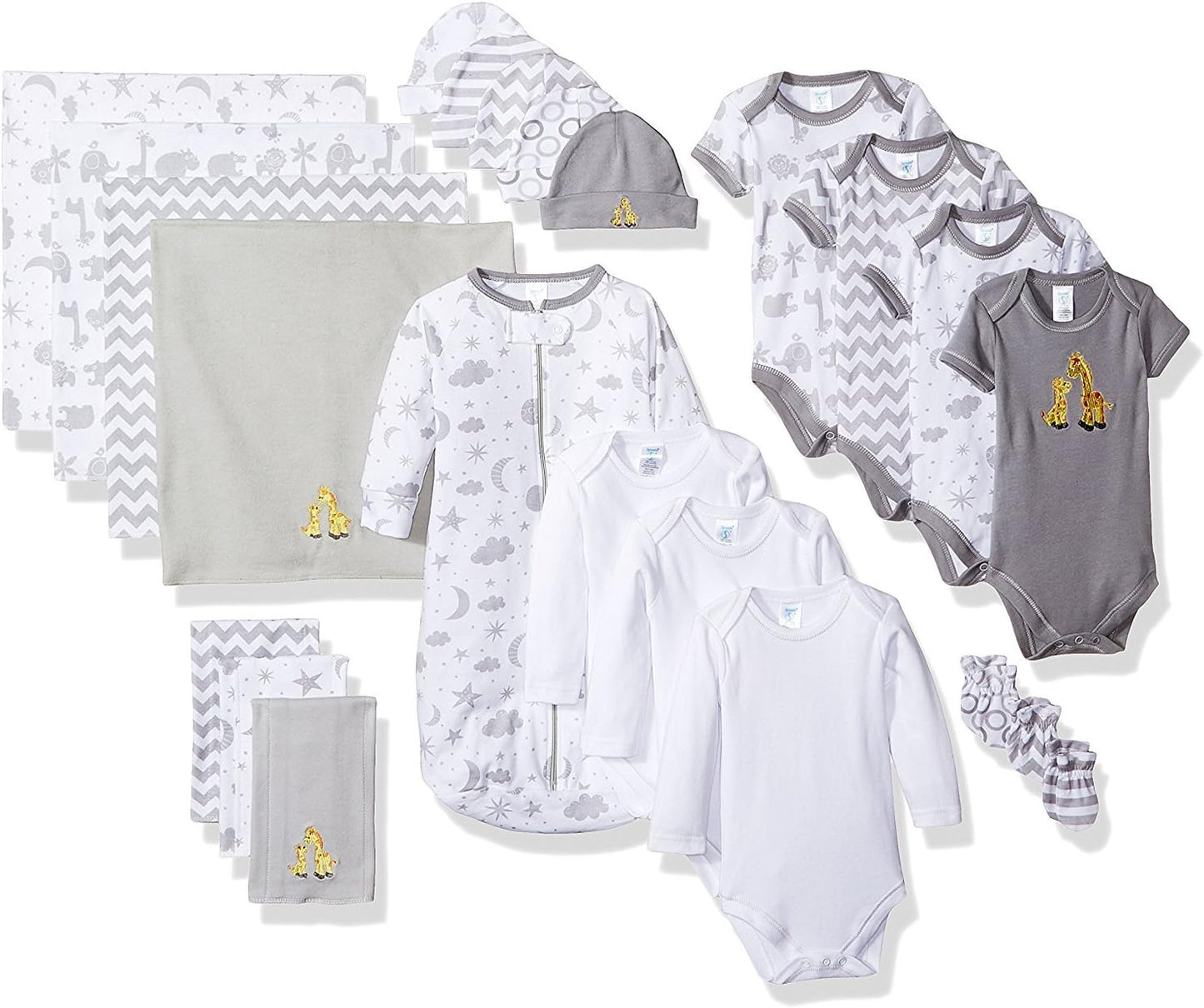 23-Piece Layette Set for Newborns - Spasilk Bliss