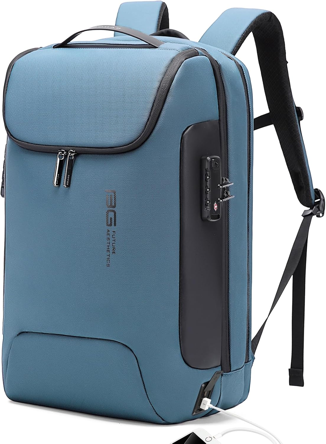 BANGE Anti-Theft Travel Backpack with USB Charging Port for Work