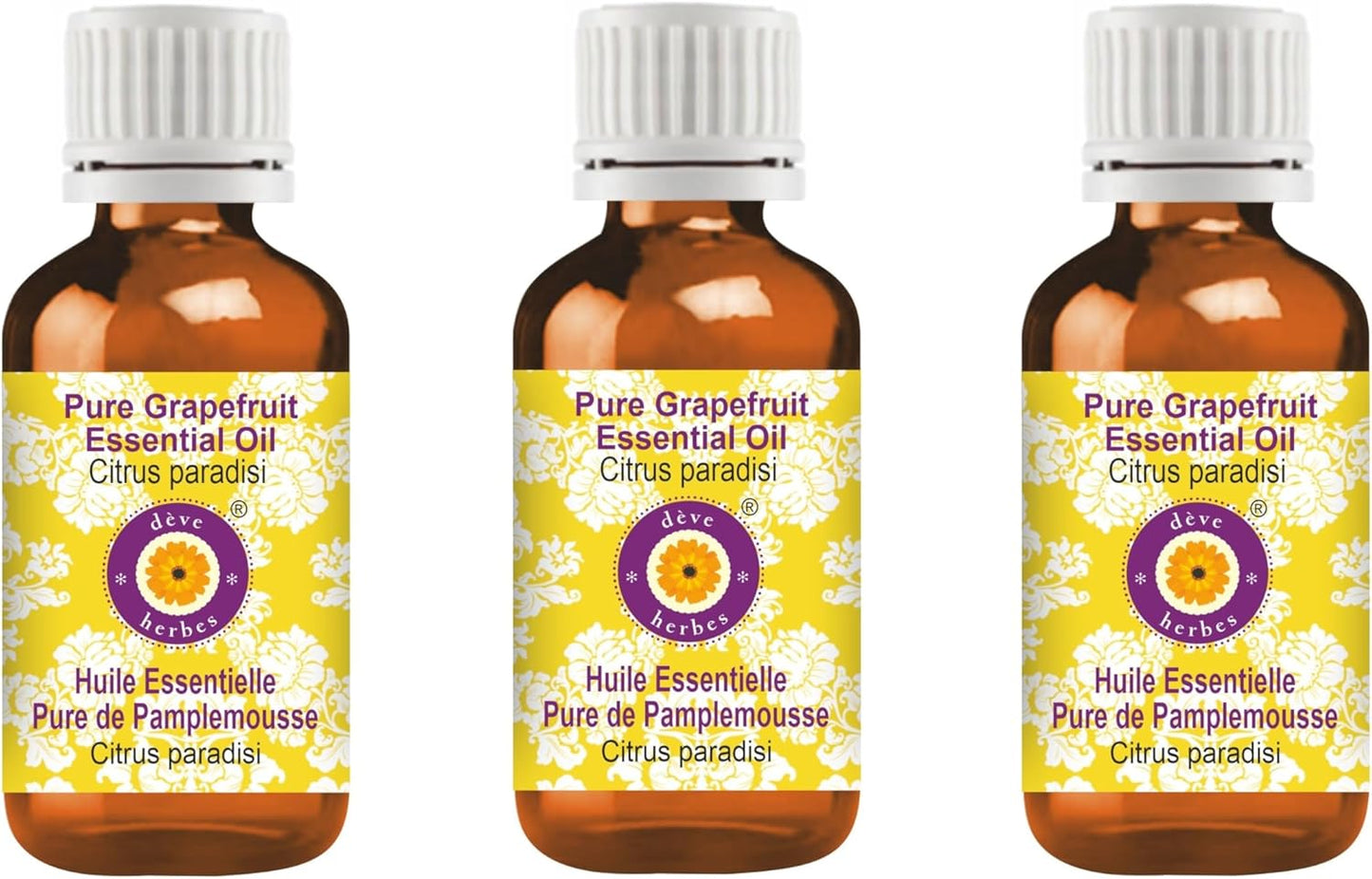 Deve Herbes Pure Grapefruit Essential Oil for Skin Care
