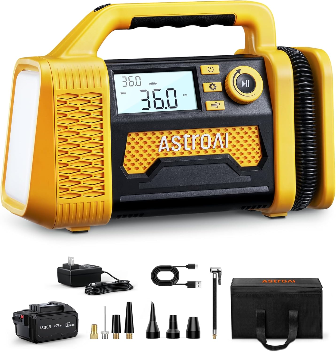 AstroAI Portable Tire Inflator 150PSI - Offroad Companion