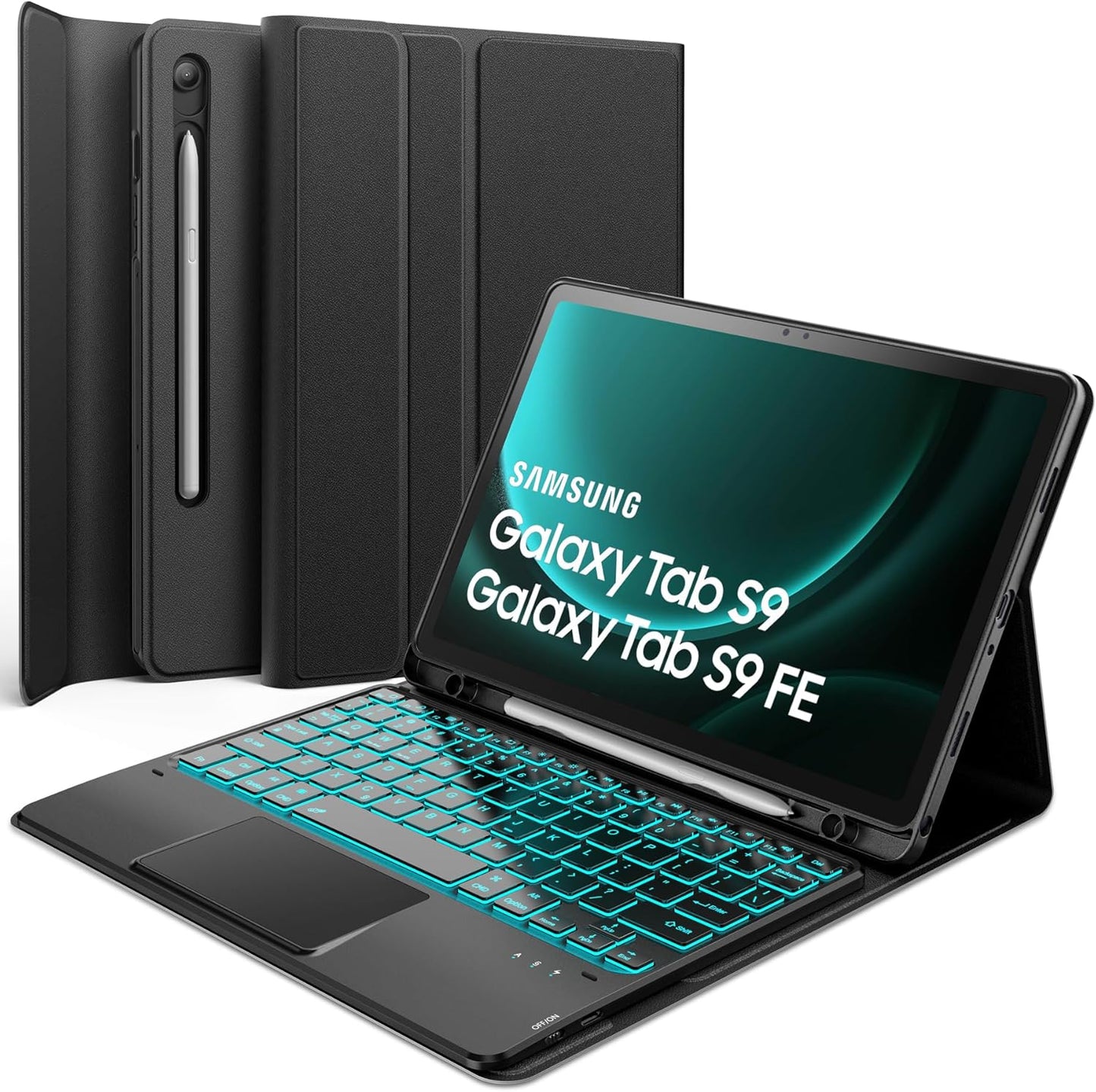 Inkolelo Keyboard Case for Samsung Galaxy Tab S9 with Touchpad