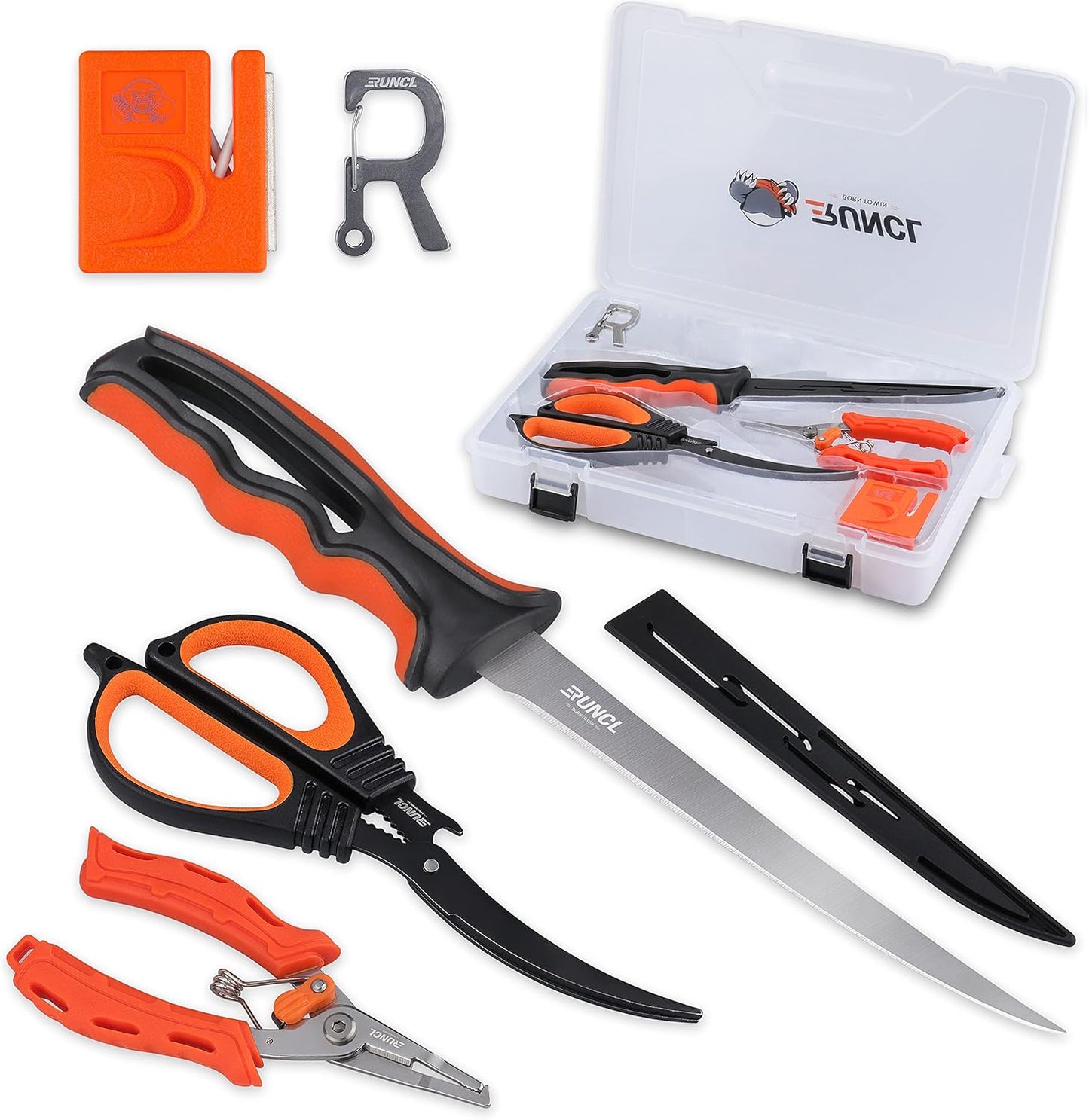 RUNCL Fishing Fillet Knife Combo Set - Ultimate Tool Kit!