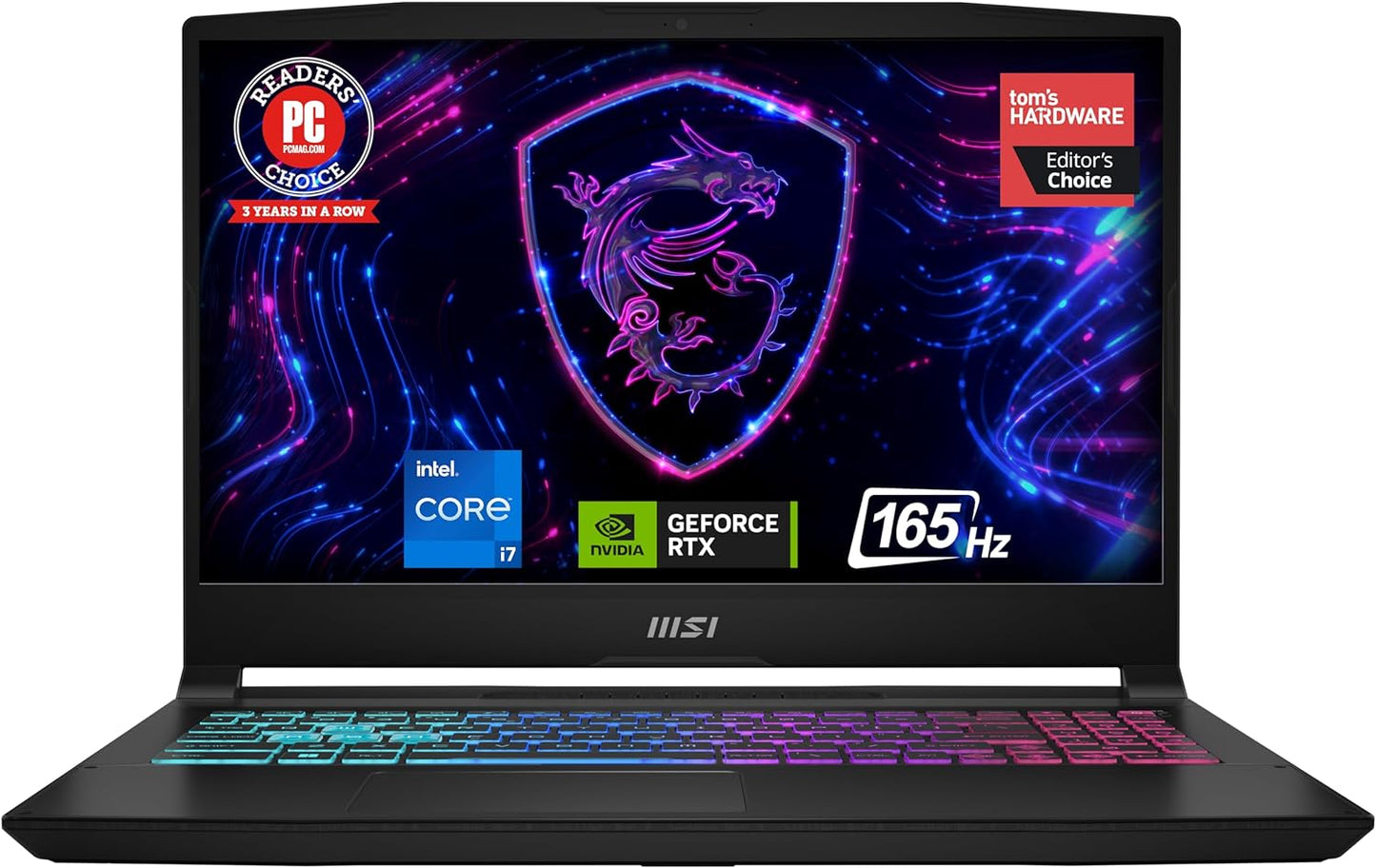 MSI 15.6 Gaming Laptop: 165Hz QHD RTX 4070, 16GB DDR5, 1TB SSD