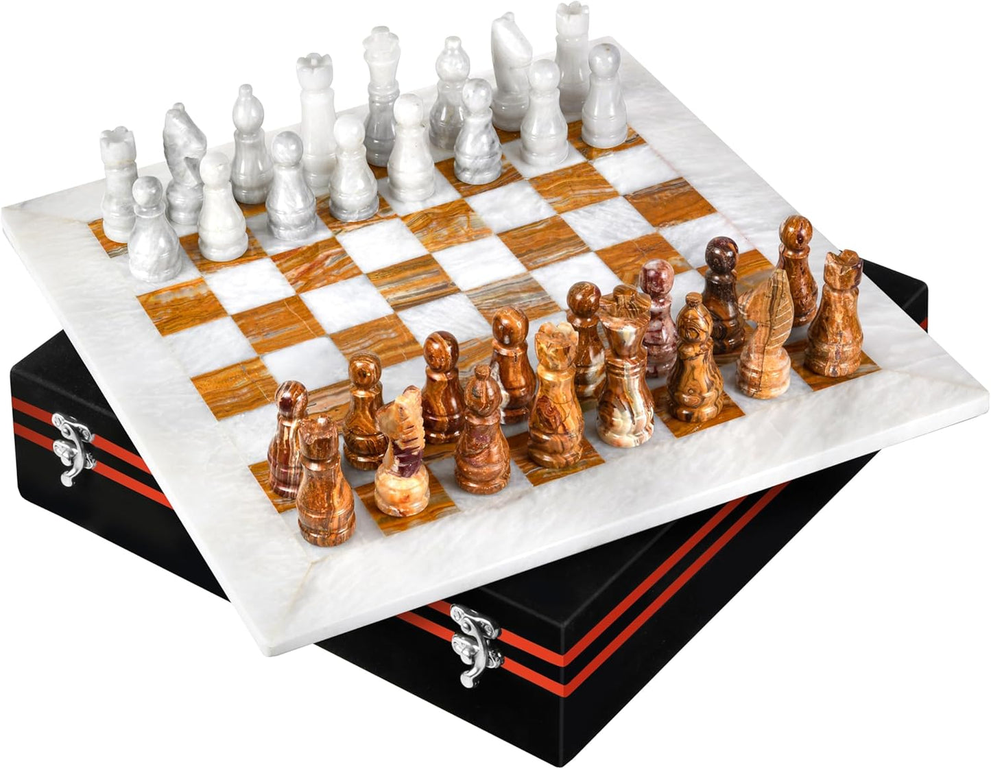 Luxury Handcrafted Marble Chess Set for Elegant Home Decor