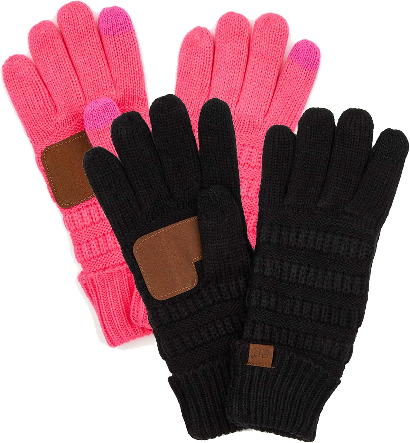 Funky Junque Womens Winter Gloves: Stylish Touchscreen Comfort