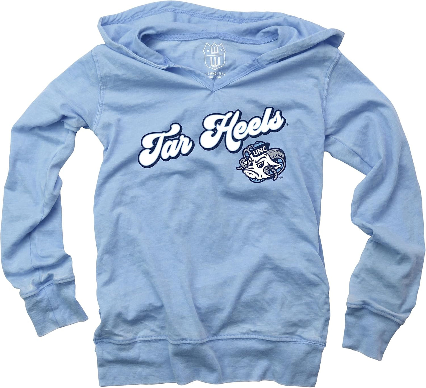 NCAA Girls V-Neck Hoodie Tee - Stylish Comfort for Fans