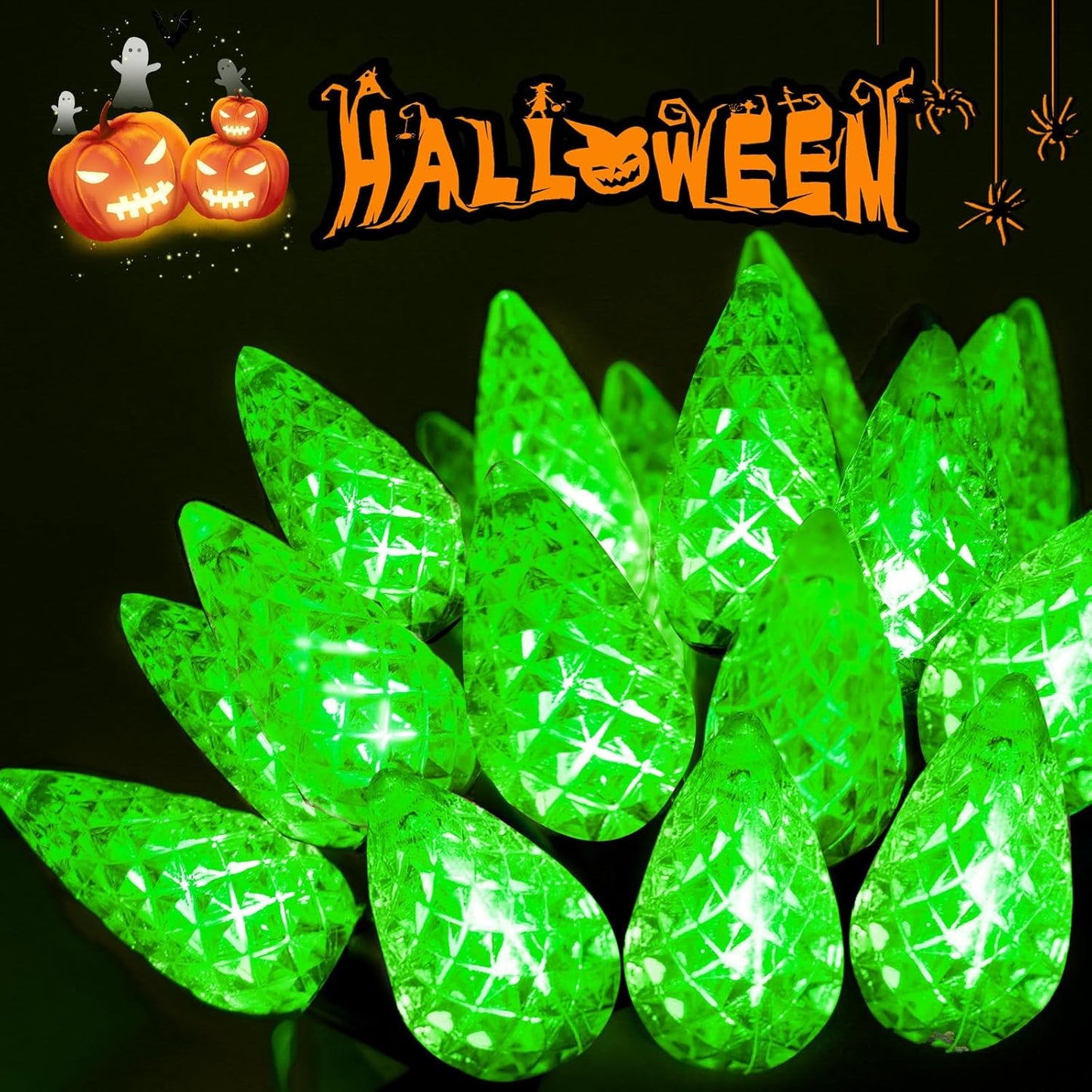 240 LED C6 Halloween String Lights for Indoor Outdoor Decor