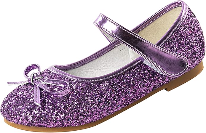 Cadidi Dinos Adorable Sparkle Princess Party Dress Shoes for Girls