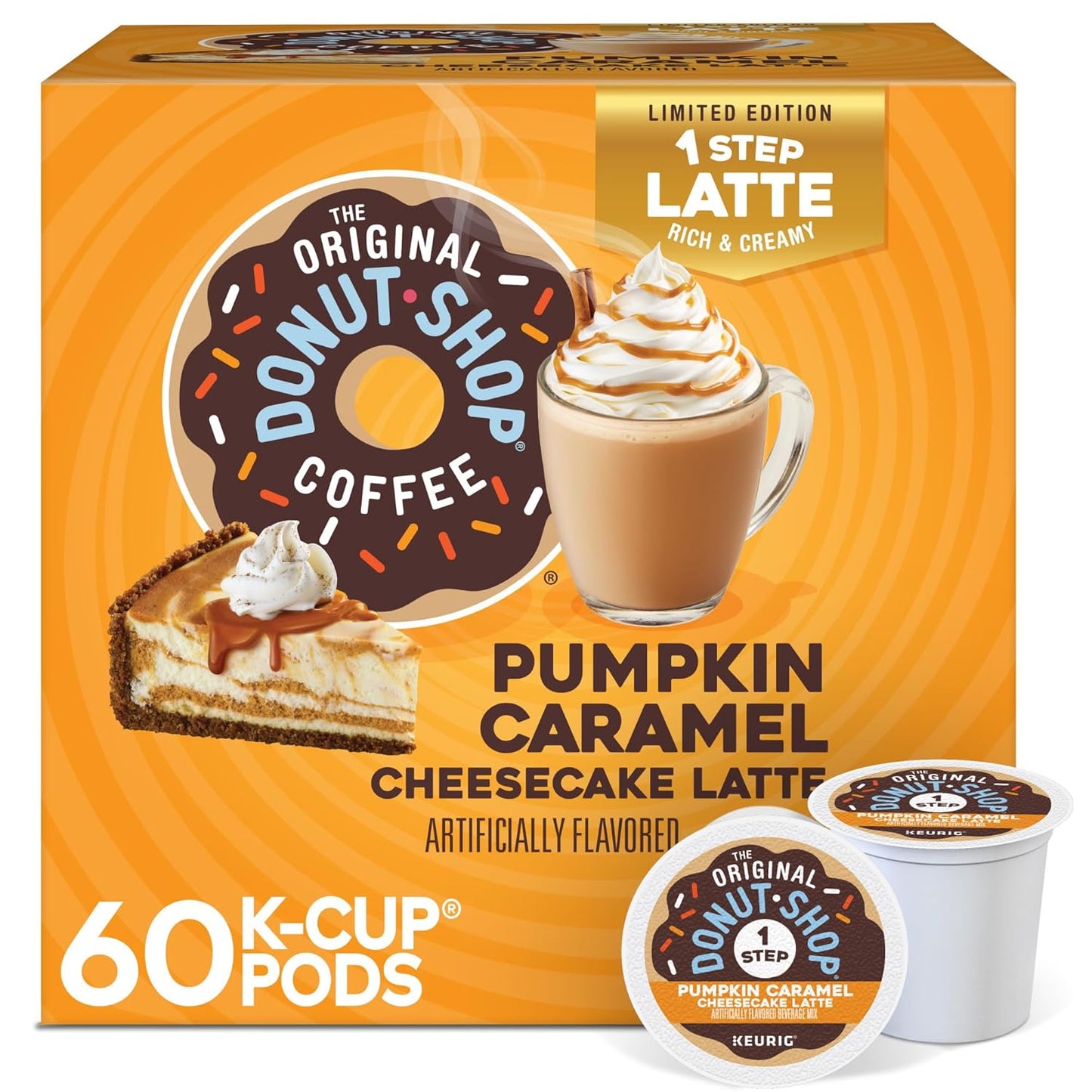 The Original Donut Shop Pumpkin Caramel Cheesecake Latte Pods