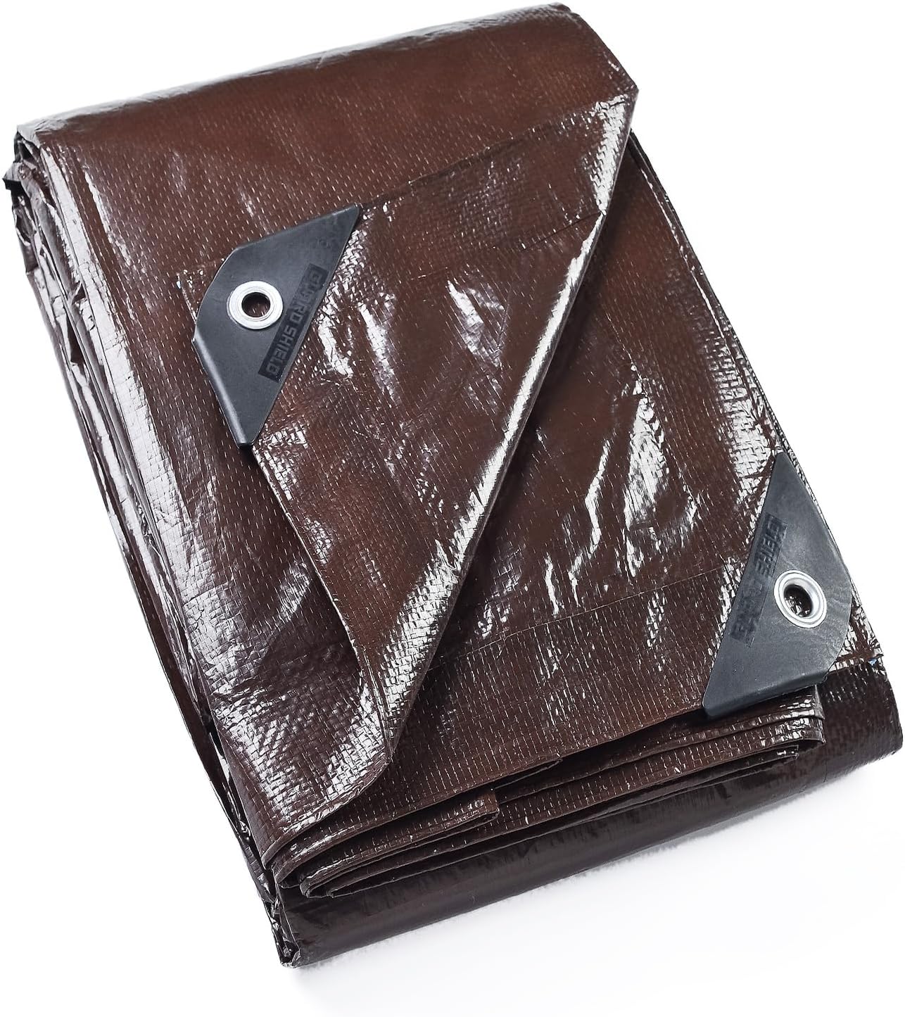 GUARD SHIELD Brown Tarp 20x30 Feet Waterproof Lightweight Cover