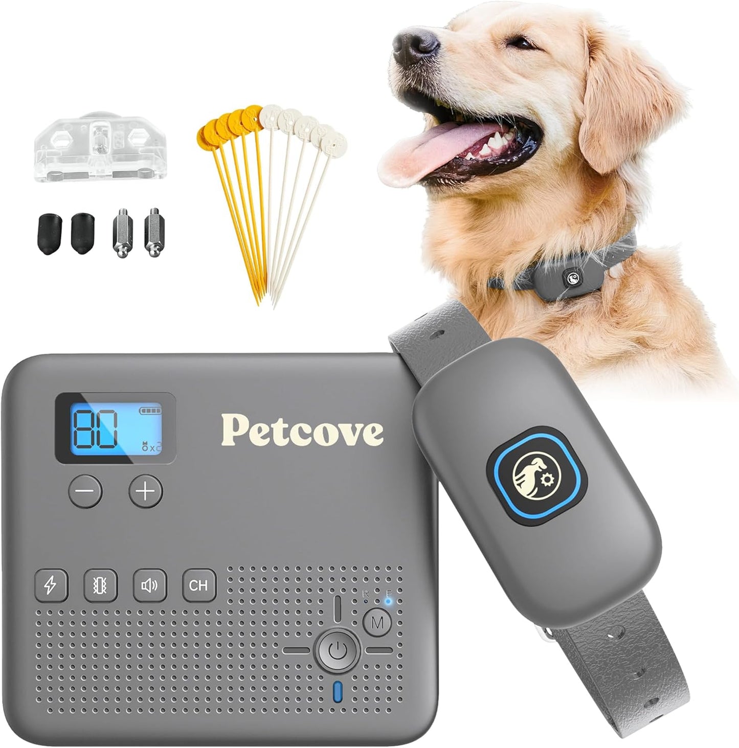 Wireless Dog Fence System with Remote Training Collar for Dogs