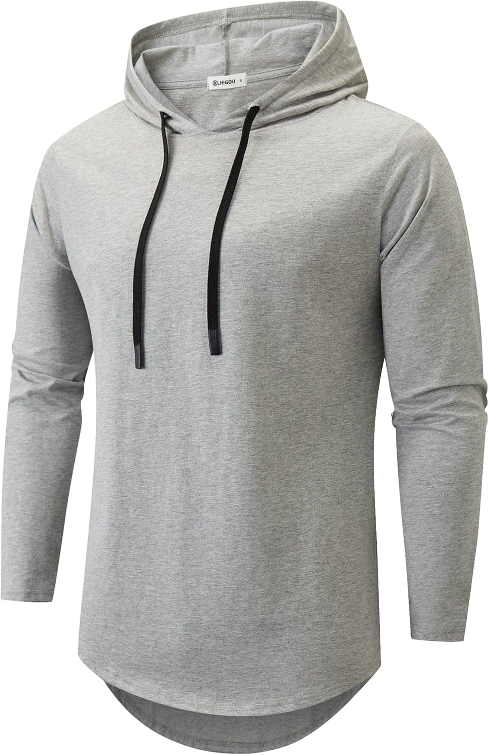KLIEGOU Hip Hop Longline Hoodie: 100% Cotton, S-XXXL