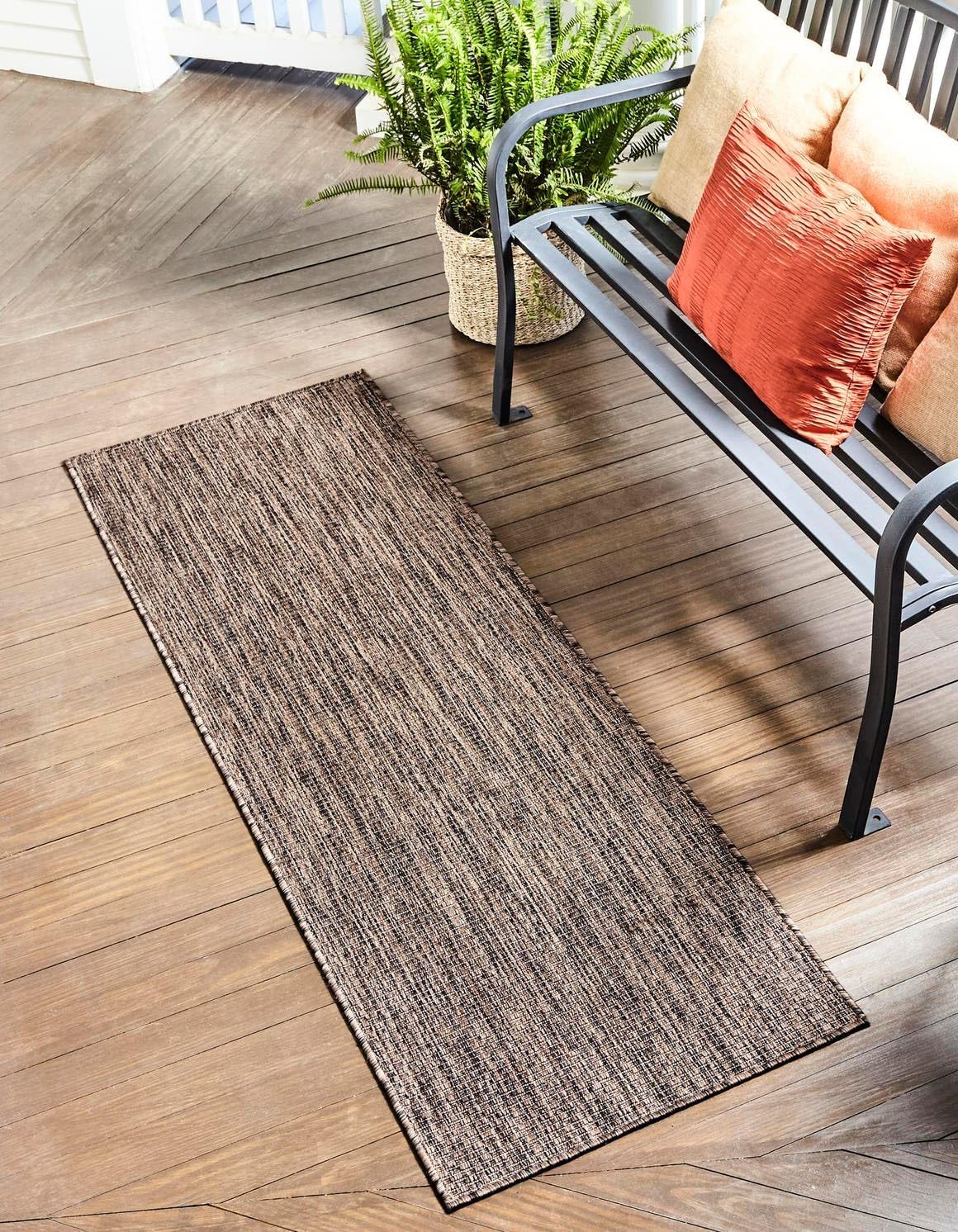 Unique Loom Outdoor Solid Collection Area Rug for Versatile Spaces