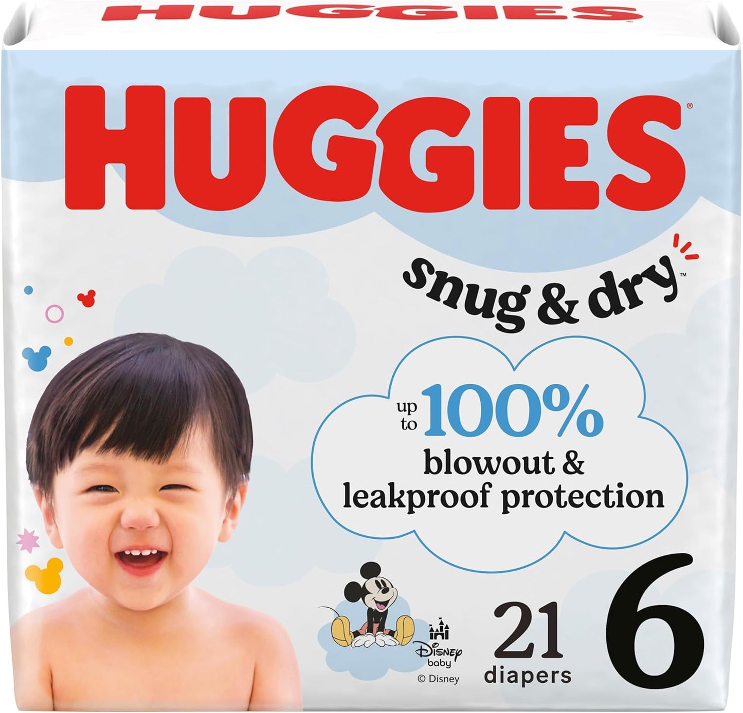 Huggies Size 6 Diapers: Ultimate Comfort for 35+ lbs Babies