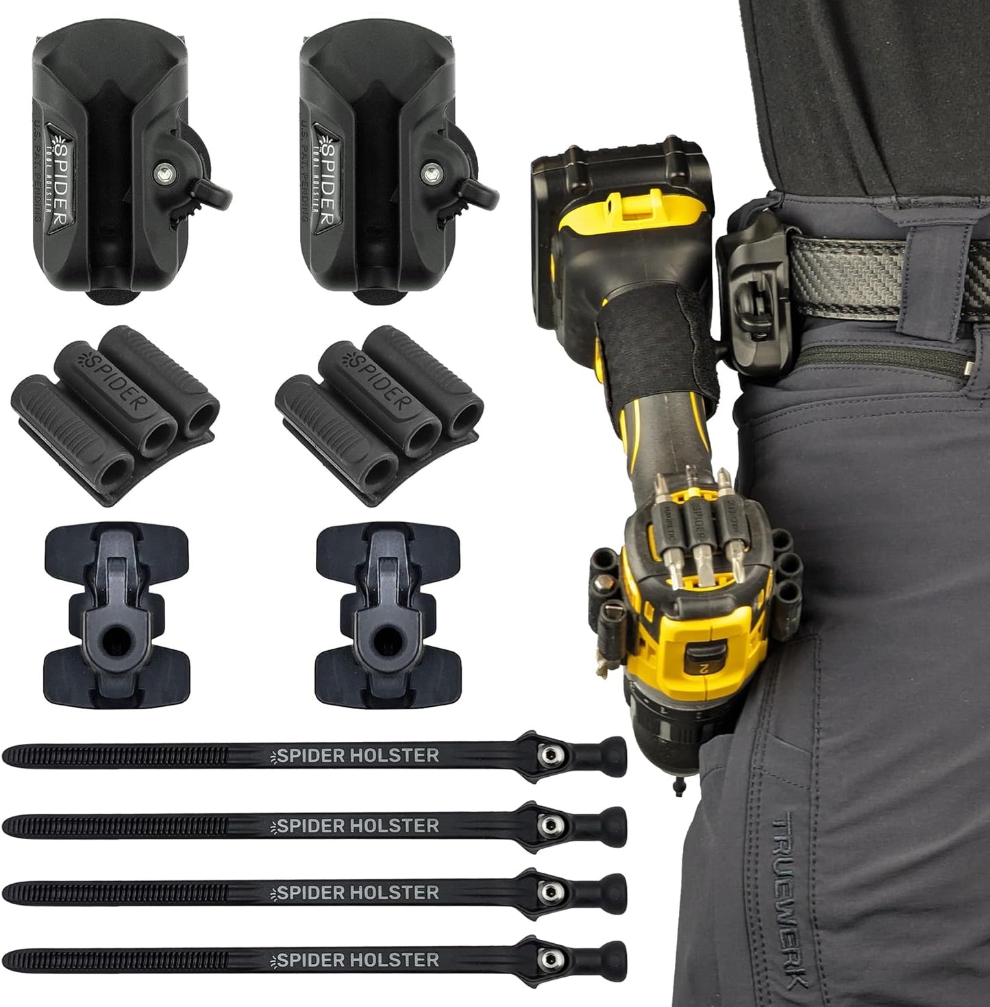 Spider Tool Holster for Easy Carry of Power Tools and More