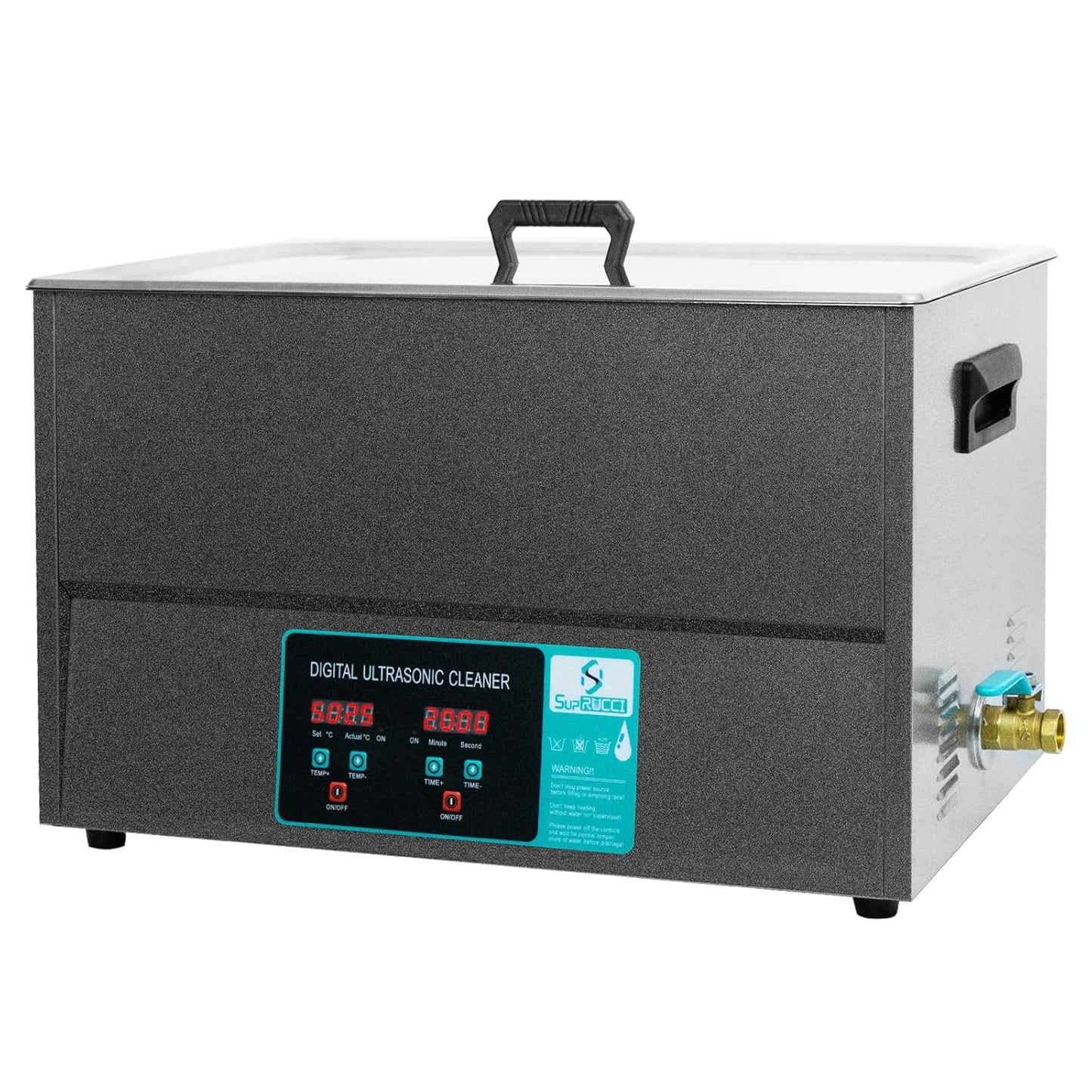 Ultrasonic Cleaner 30L High Power 600w for Deep Cleaning Parts