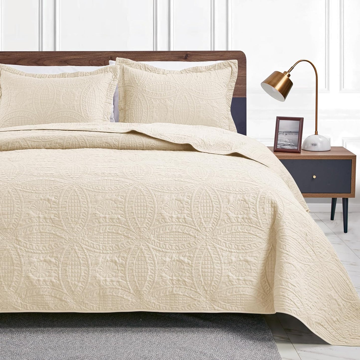 Love's cabin Twin Quilt Bedding Set - Lightweight Summer Comforter
