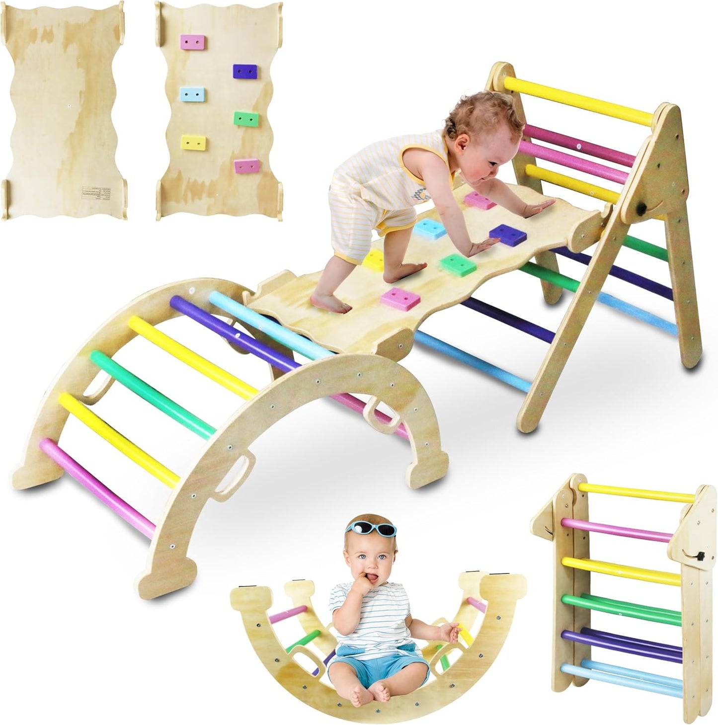 Goldshire 5in1 Foldable Toddler Climbing Gym
