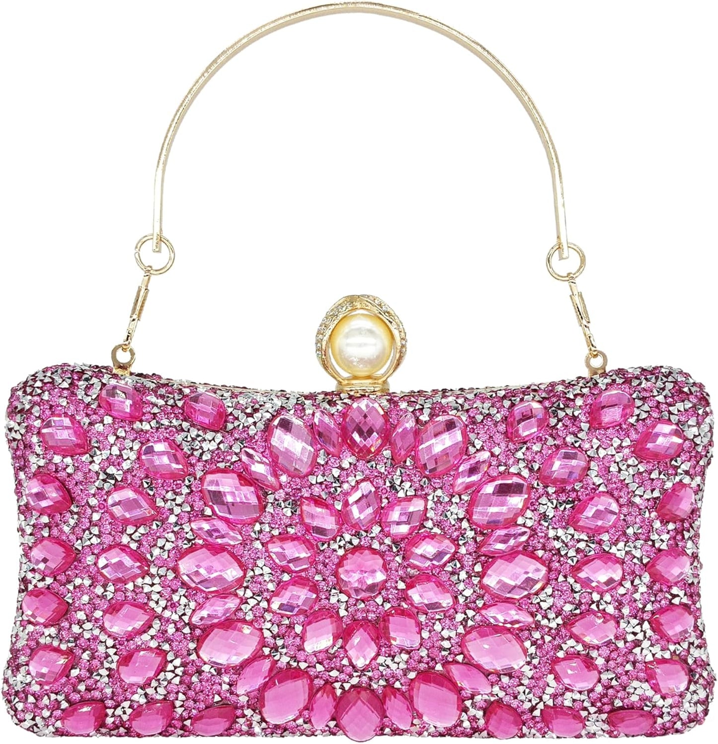 Rhinestone Clutch Purses for Women Evening Wedding Formal Bag