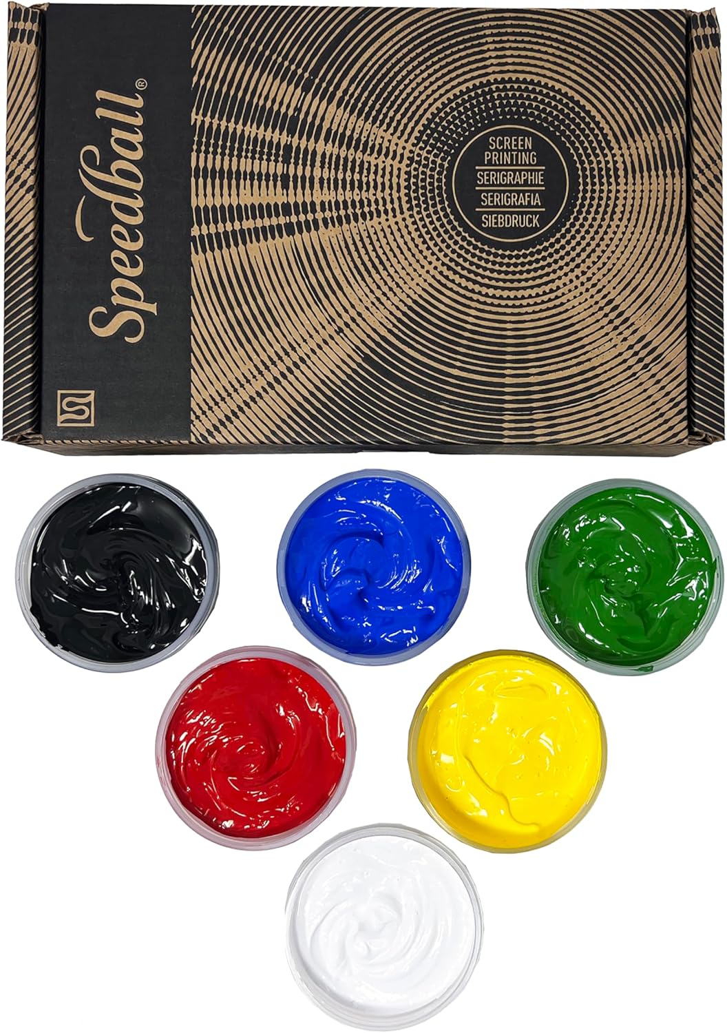 Speedball Flex Fabric Screen Printing Ink Set for Vibrant Prints