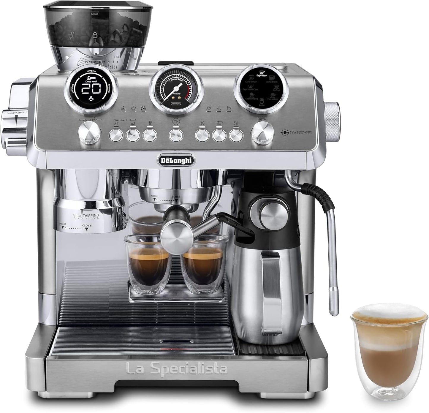 De'Longhi Maestro Espresso Machine: 2-in-1 Cold Brew & Espresso