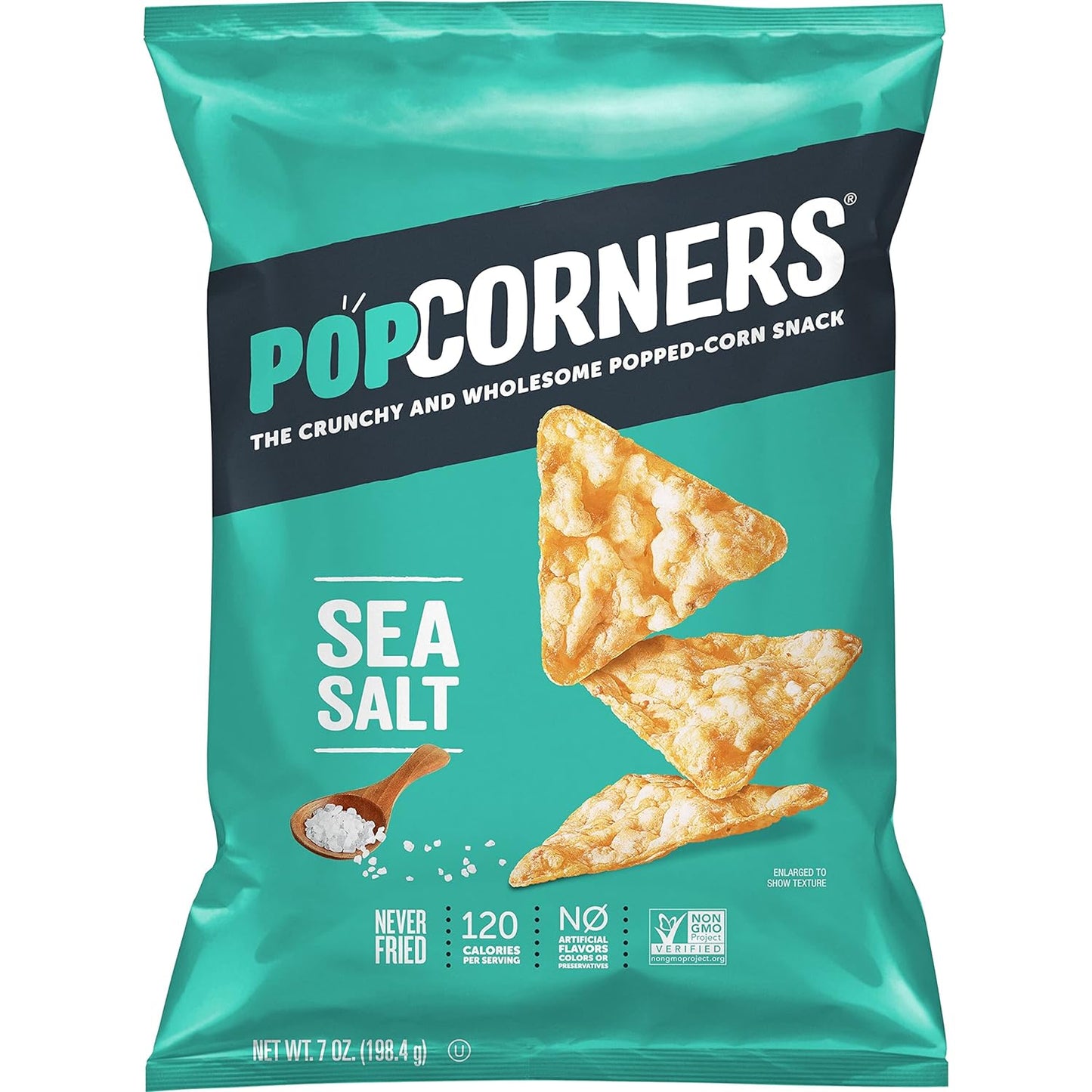 Crunchy Snacking Delight: PopCorners Sea Salt 7oz