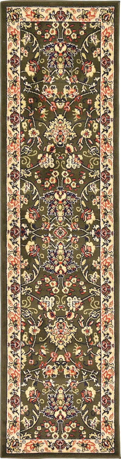 Unique Loom Sialk Hill Collection Area Rug Runner for Home