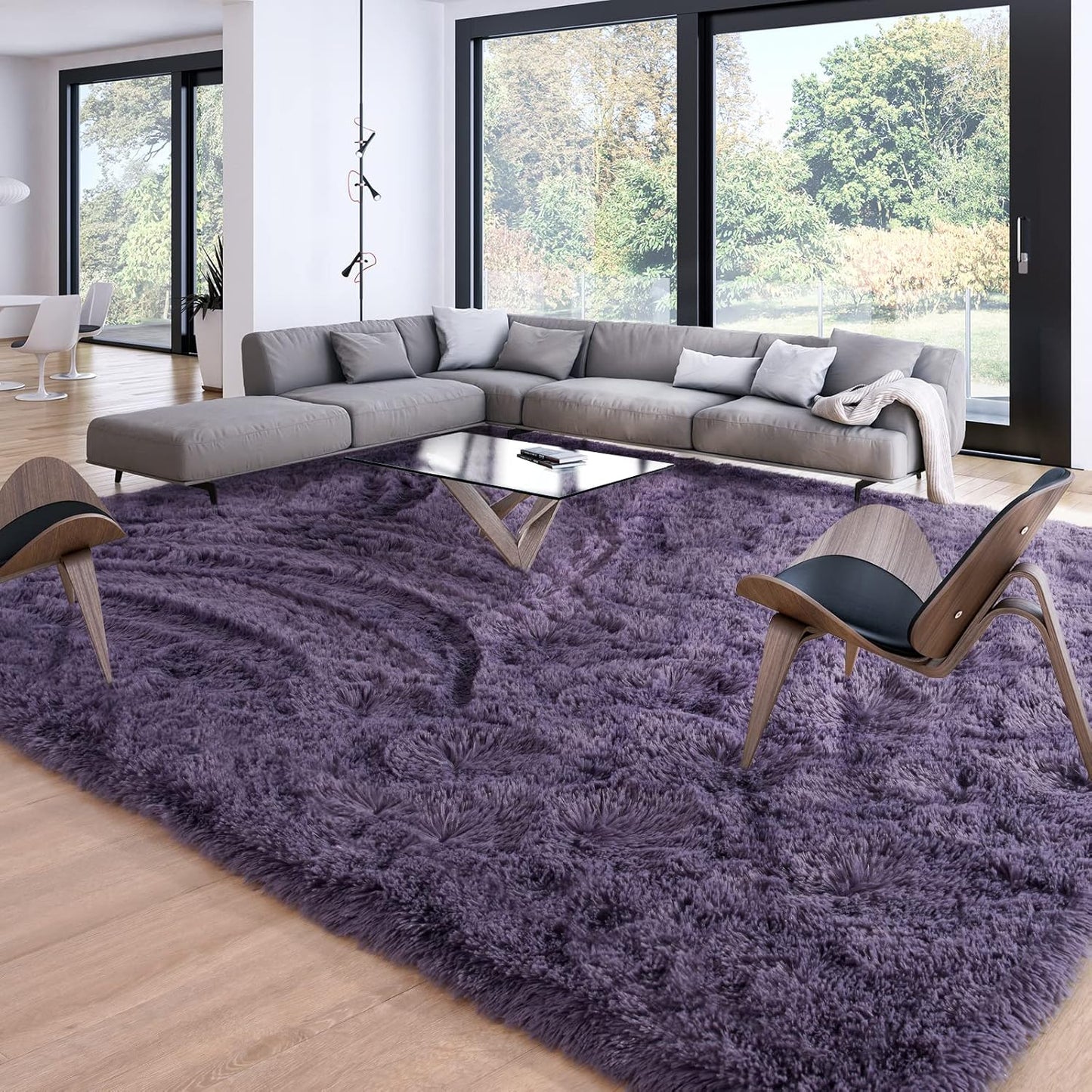 Soft Modern Indoor Large Shaggy Rug for Livingroom Bedroom
