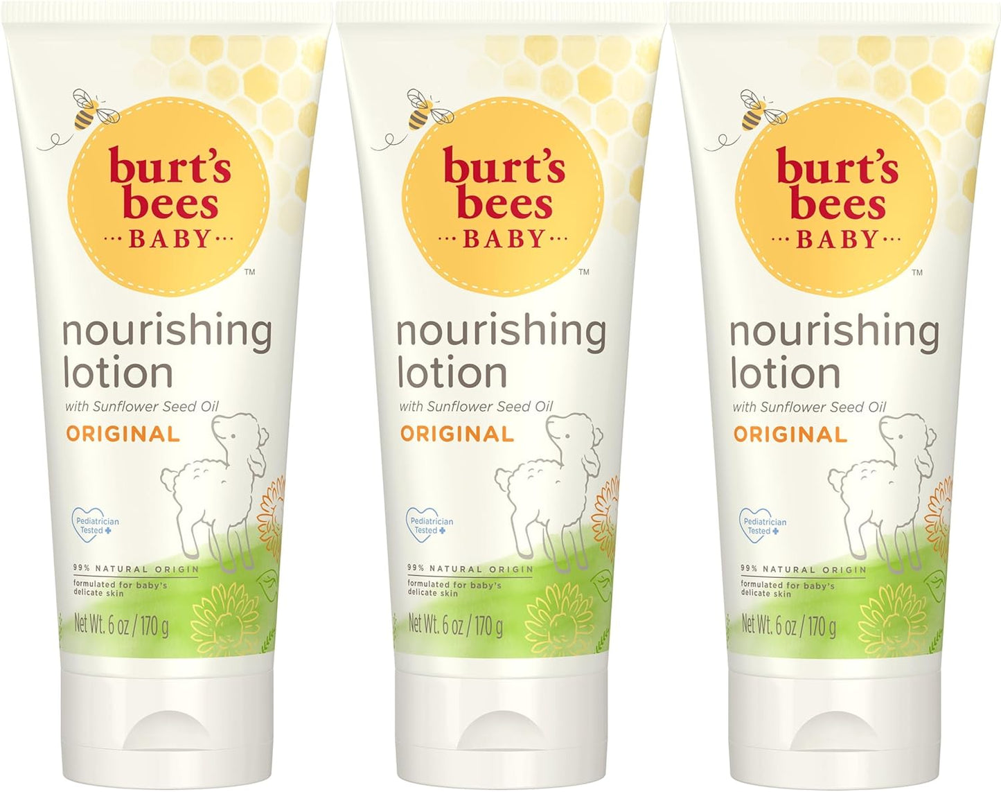 Burt's Bees Baby Nourishing Lotion Trio - 6 oz x 3