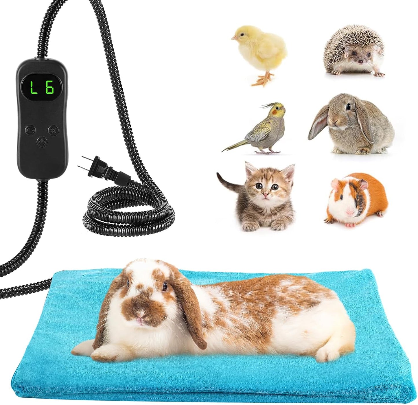 Pet Heating Pad for Small Animals - Safe and Cozy Warmth