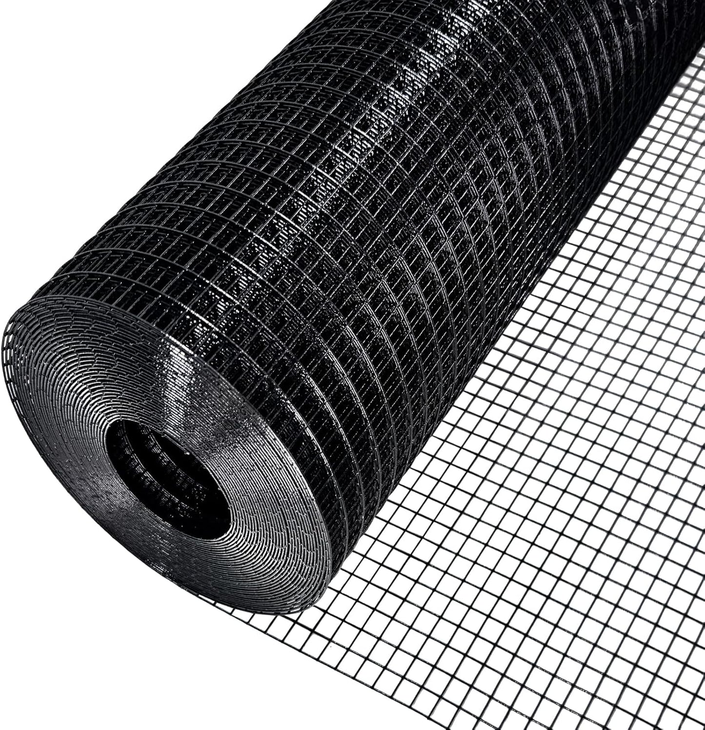 Black Hardware Cloth 24in x 50ft 1/2 inch Mesh for Fencing
