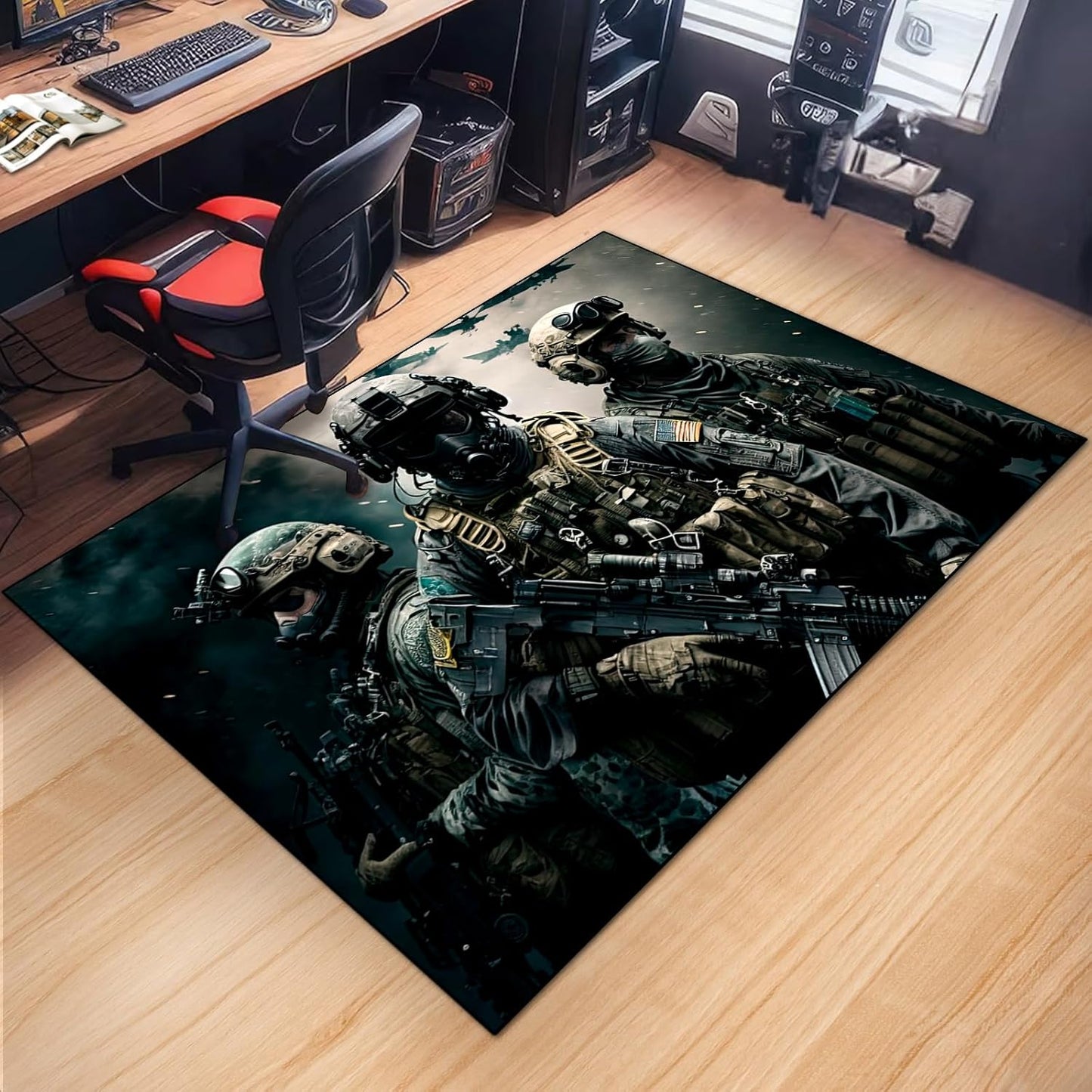 Battle Game Rug for Boys - Non-Slip Fun!