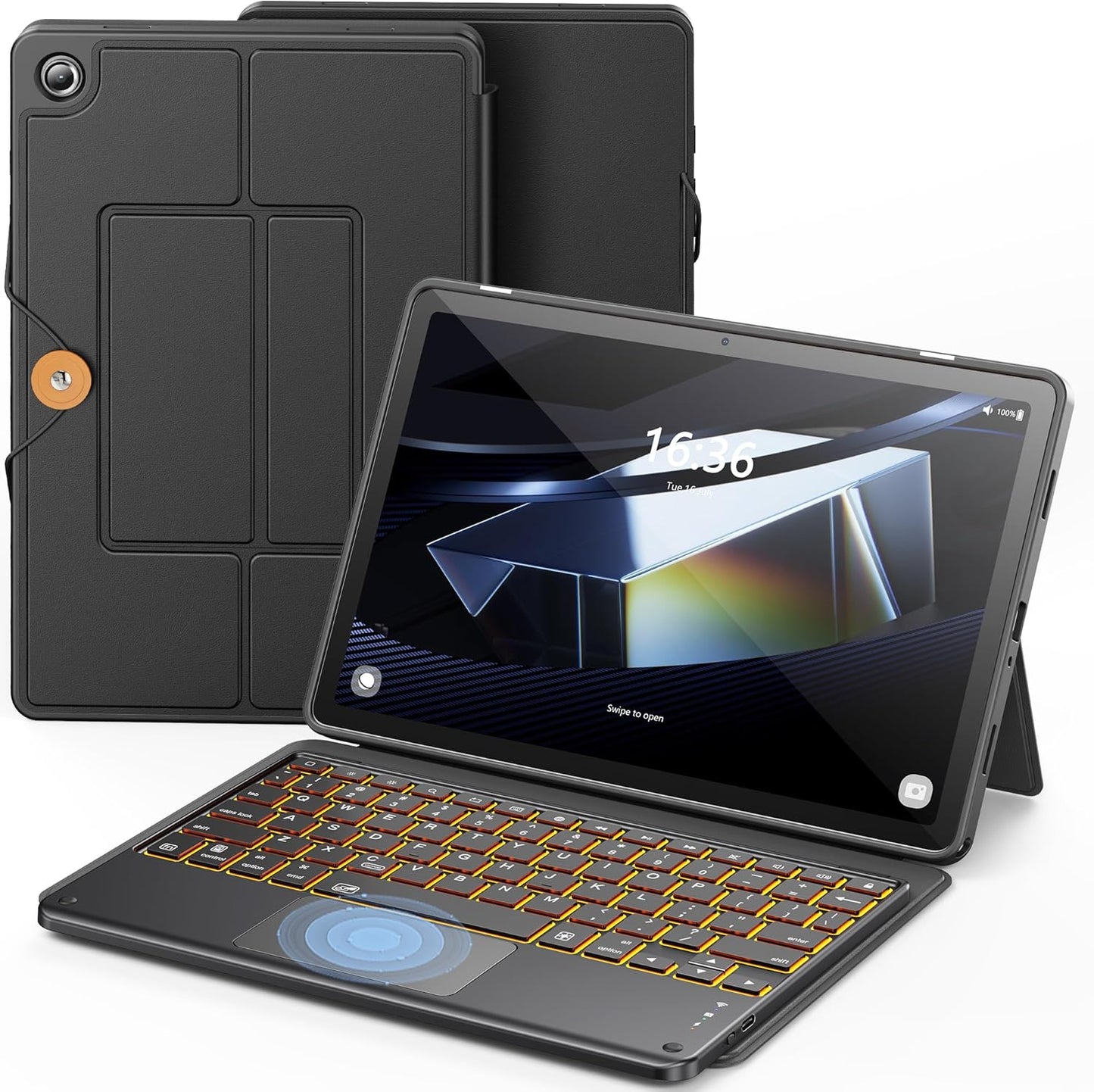 INFILAND Keyboard Case for Samsung Galaxy Tab A9 Plus 11 in