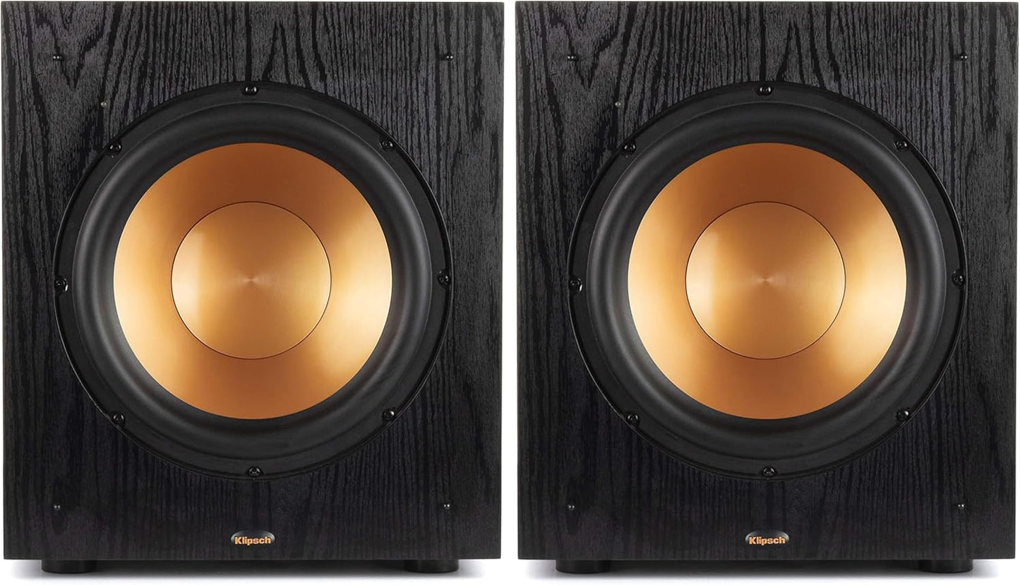 Powerful Bass Duo: Klipsch Black Label Subwoofer Pair