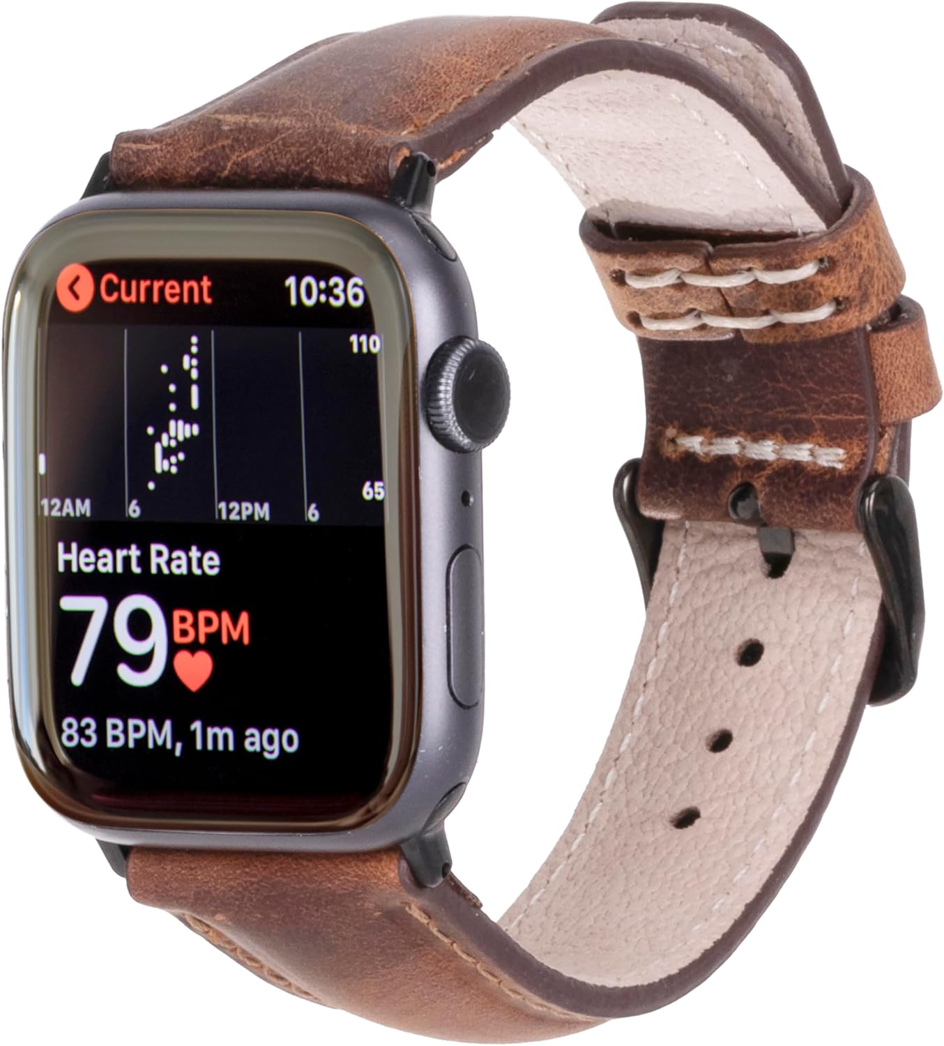 Full Grain Leather Watch Band for Apple Watch All Series Models