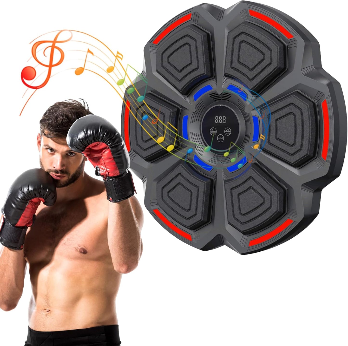 Music-Powered Wall Punch Pad - MRYUESG