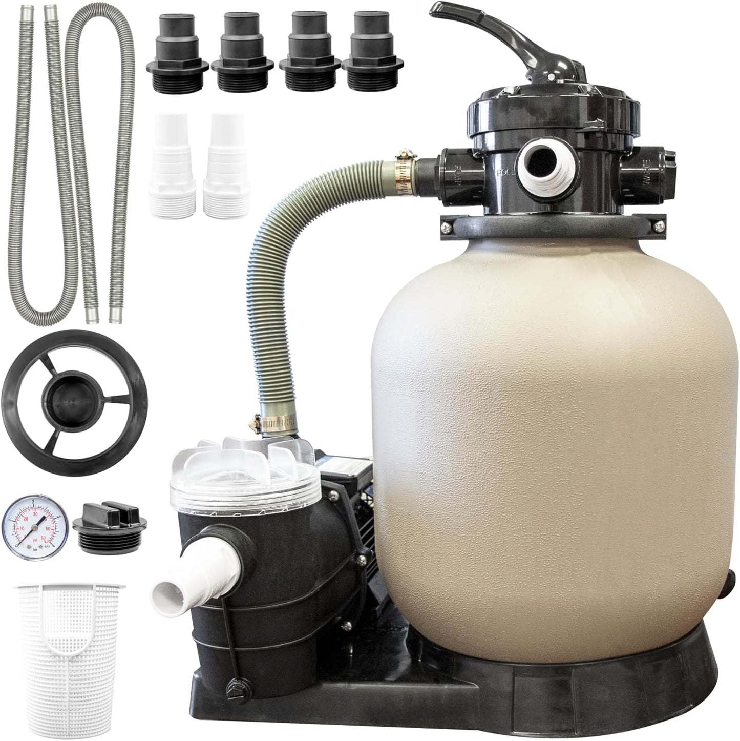 SWIMLINE HYDROTOOLS Complete Sand Filter System for Pools