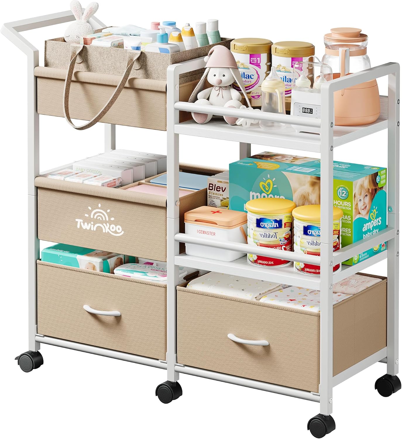 Baby Diaper Caddy Organizer for Nursery Essentials and More