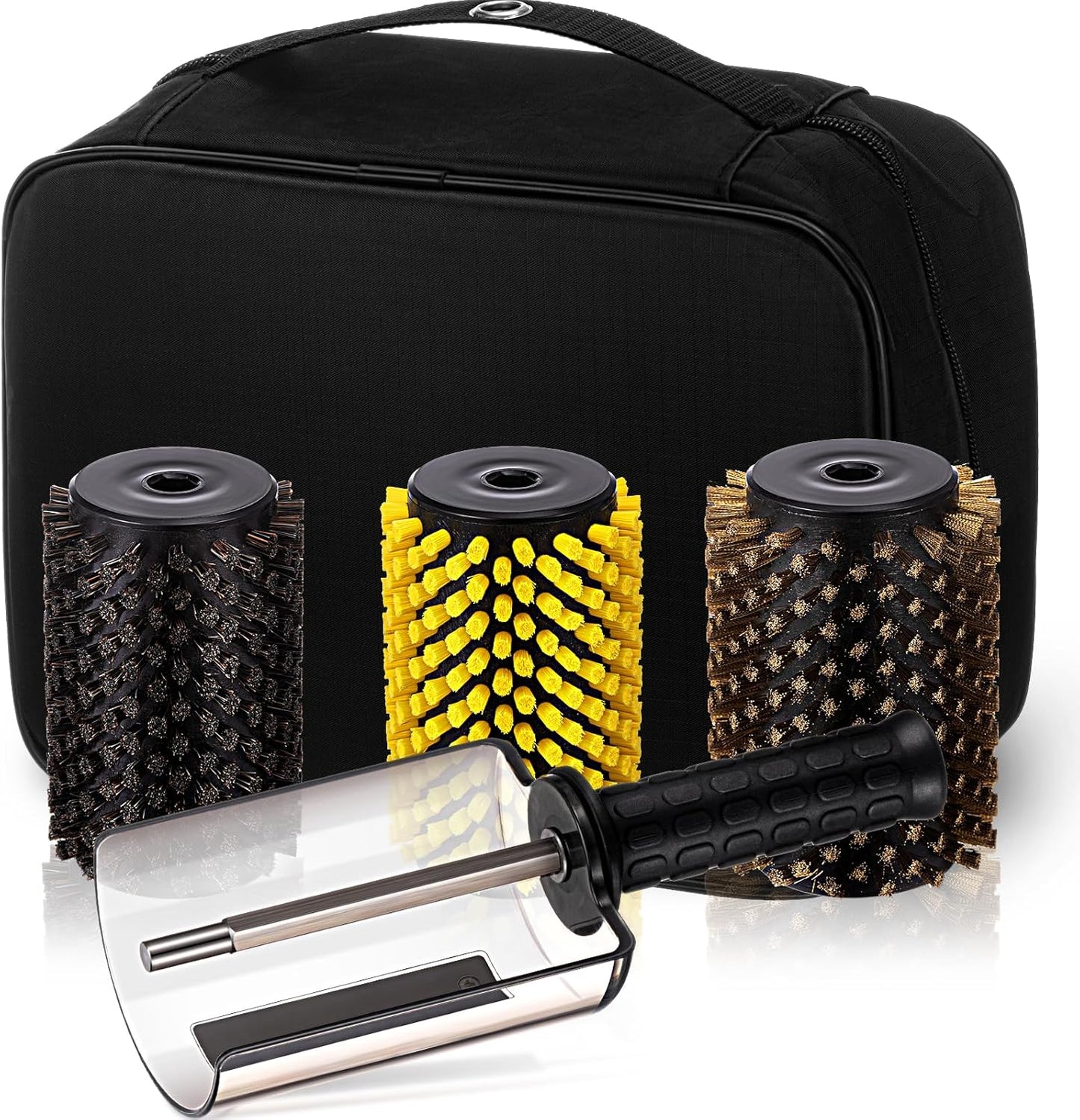 Quick Change Ski Snowboard Wax Brush Kit - FoldTier