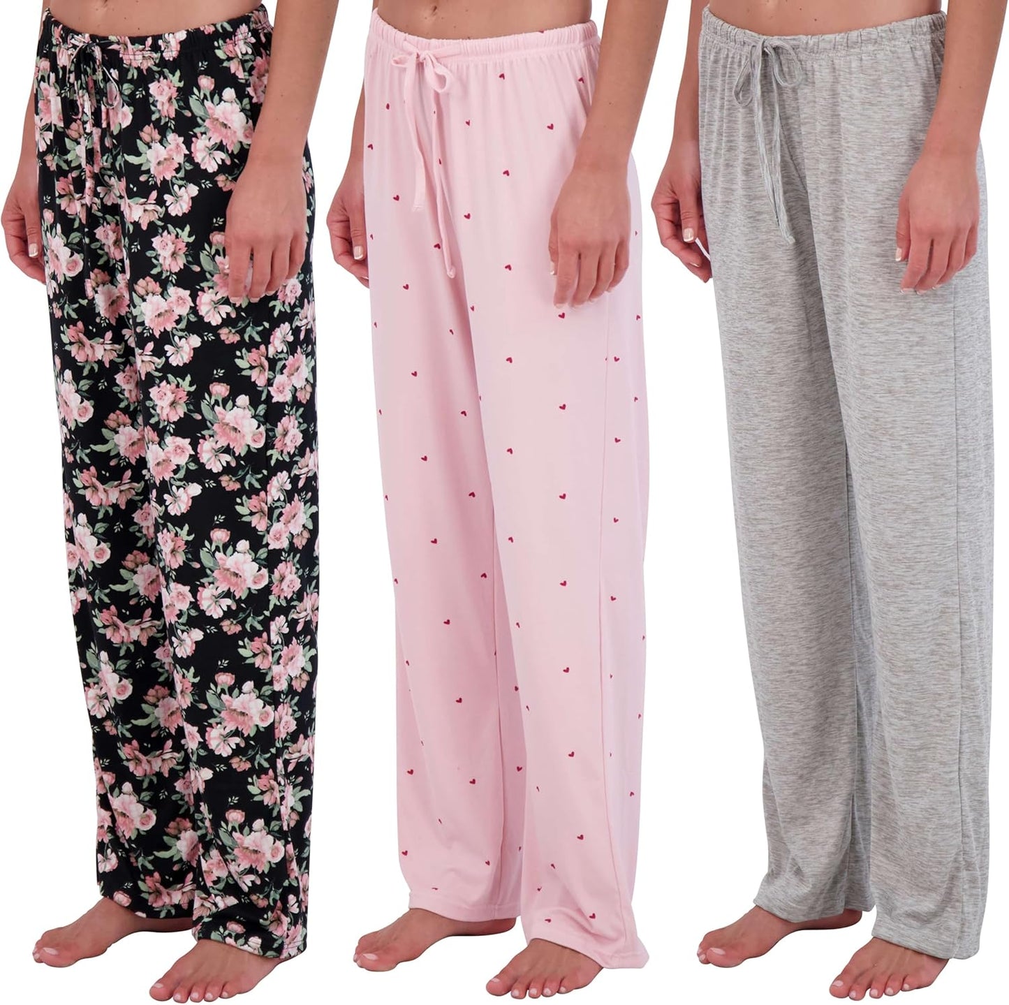 Womens Ultra-Soft Comfy Pajama Lounge Pants for Relaxation