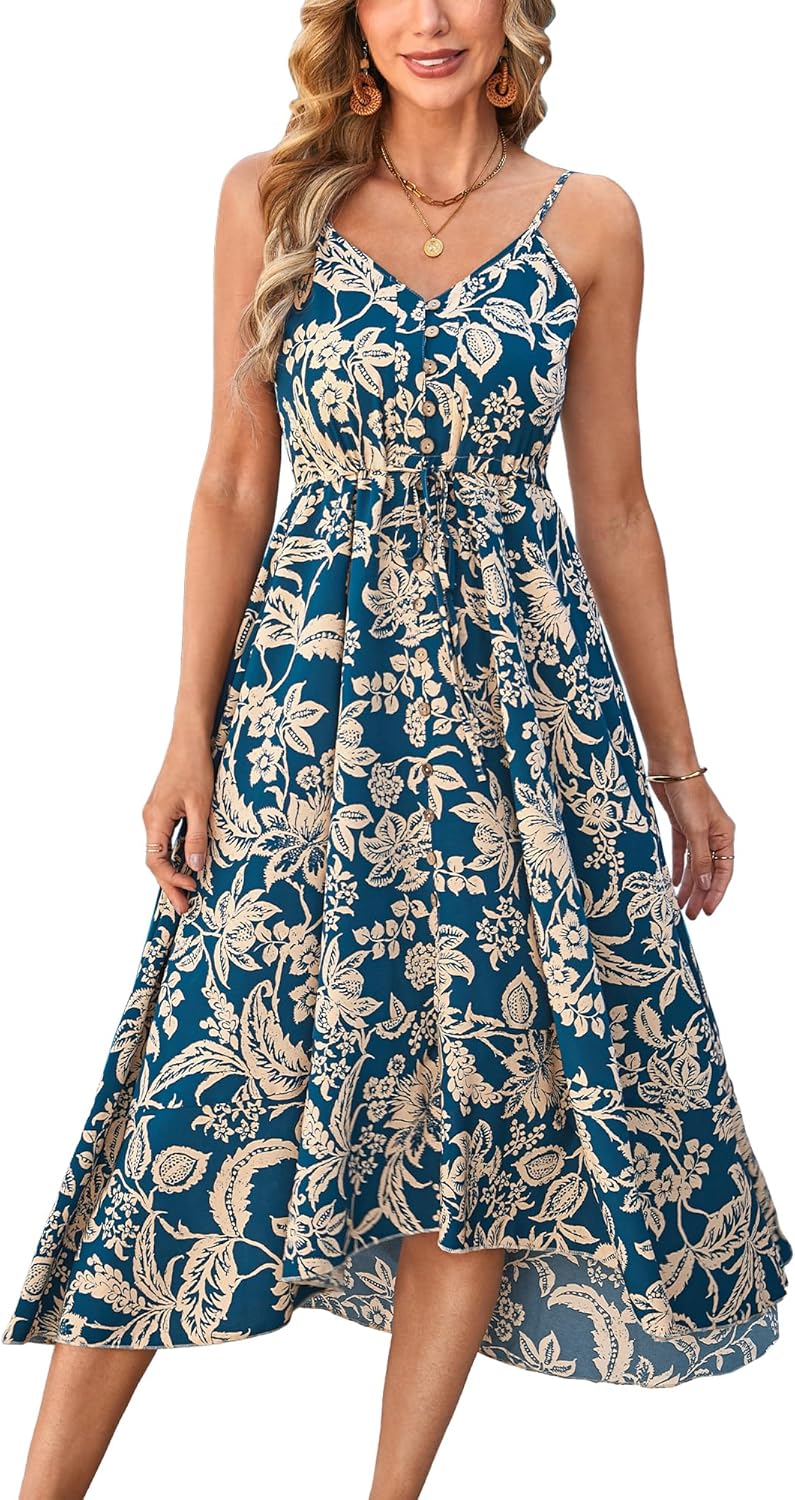 Brovave Women's Casual Boho Sundress for Summer Fun