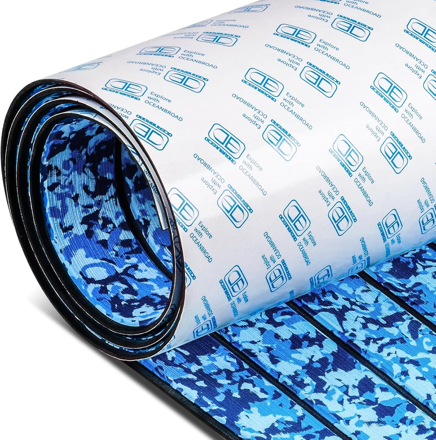 OCEANBROAD Camo Boat Flooring Self-Adhesive EVA Foam Decking