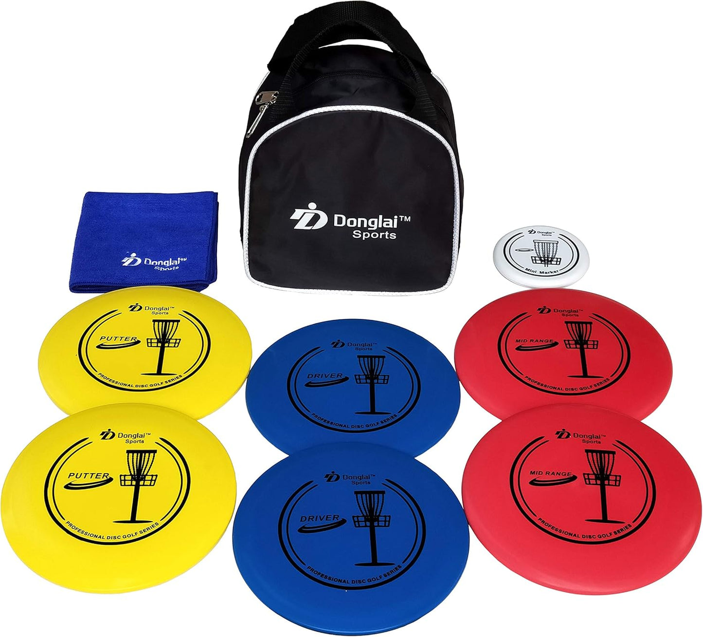 Complete Disc Golf Set with Bag & Accessories