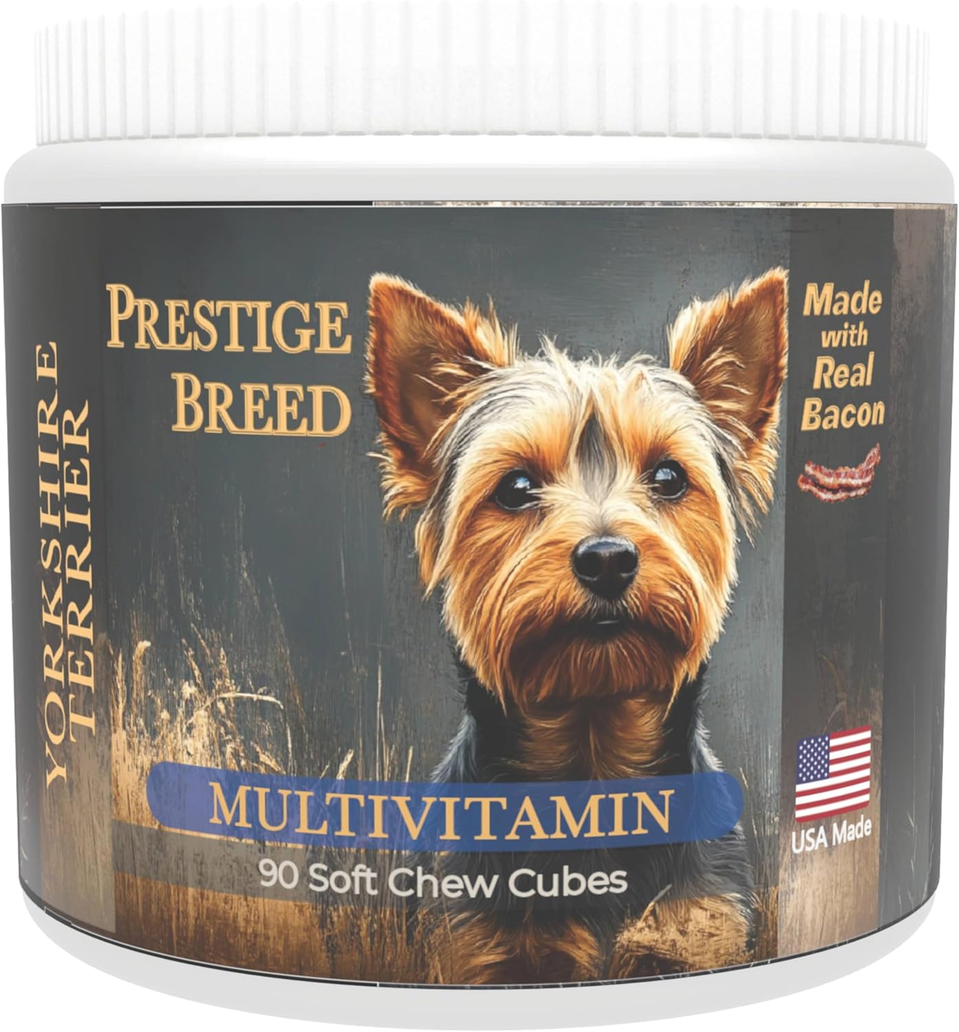 Multivitamins for Yorkies - Balanced Nutrition with Real Bacon