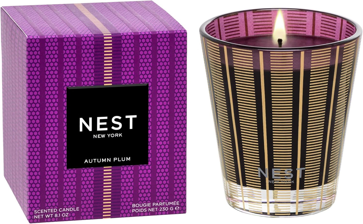 NEST New York Scented Classic Candle Autumn Plum for Home
