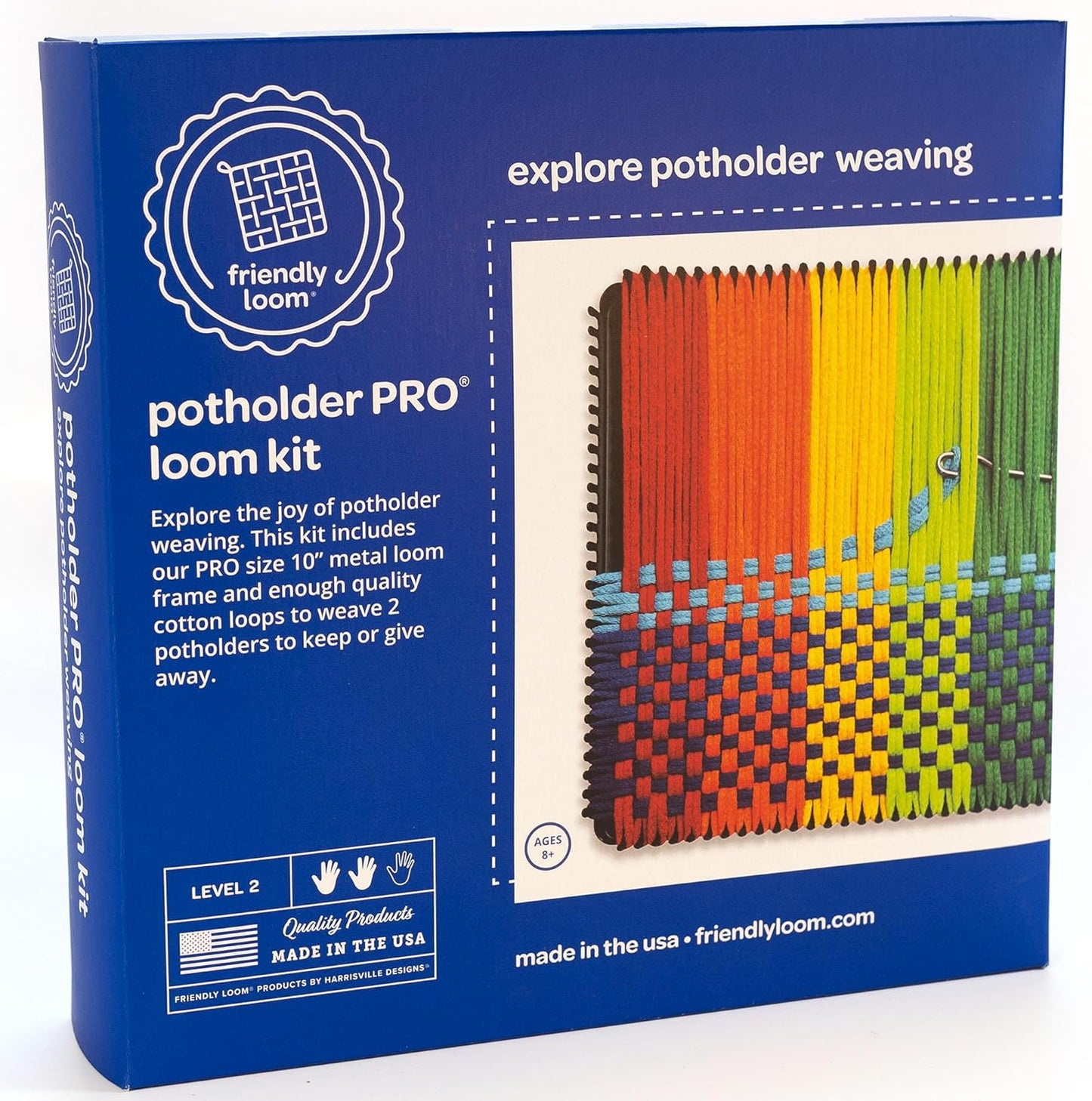 Harrisville Designs Friendly Loom Potholder Pro Weaving Kit Review