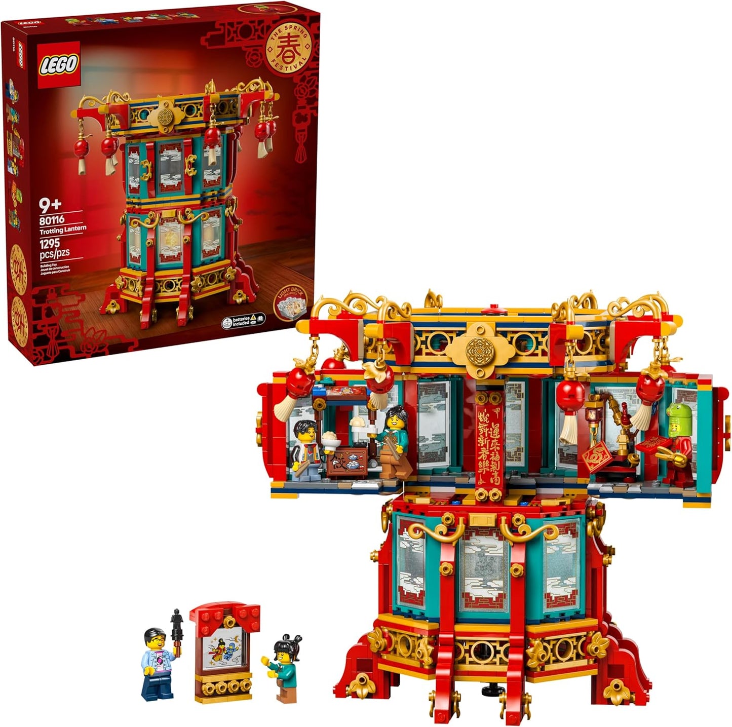 LEGO Spring Festival Trotting Lantern - Cultural Toy for Kids
