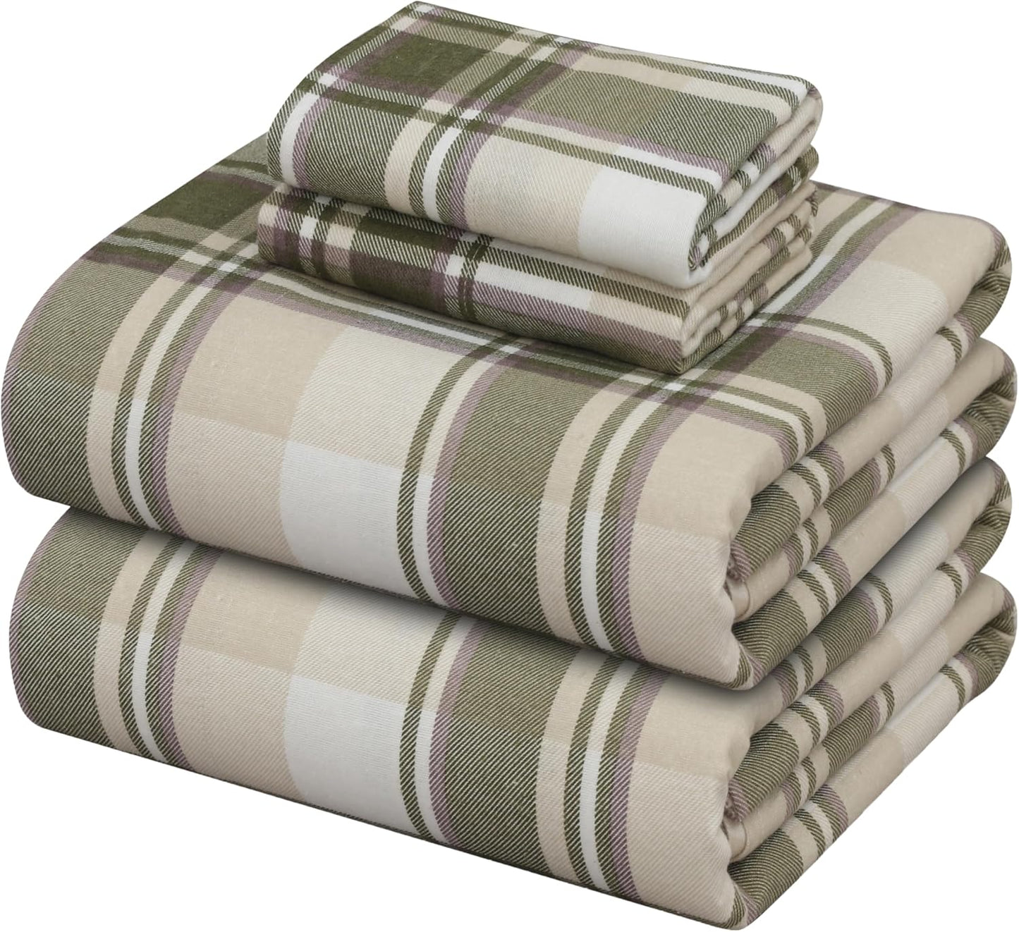 ZOYER Flannel Sheets King Size Set for Cozy Winter Nights