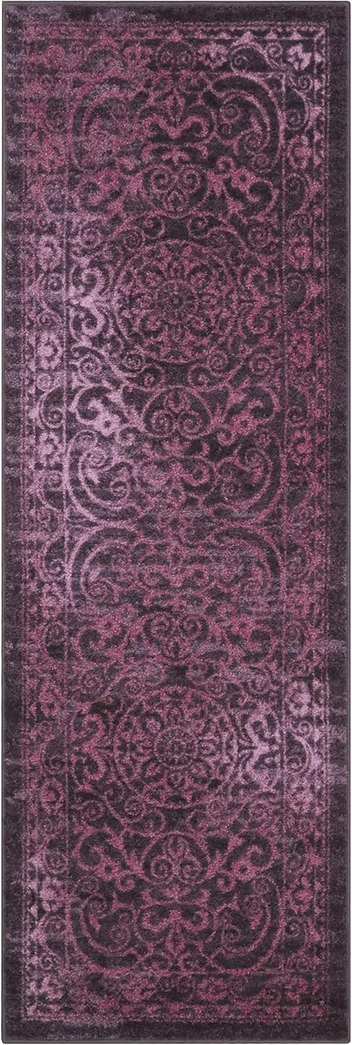 Maples Rugs Pelham Transitional Runner Rug - Wineberry Elegance