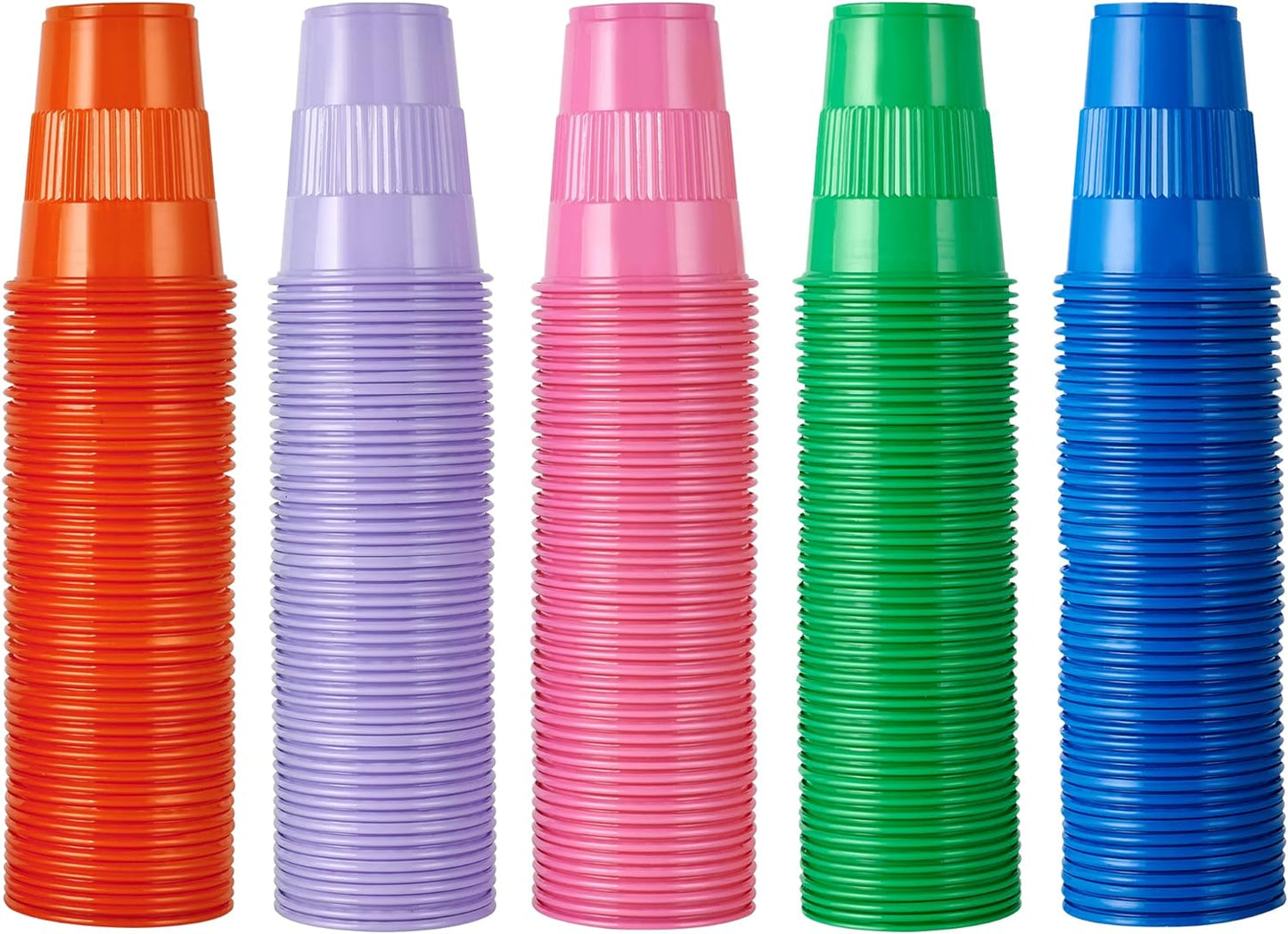 Vibrant 9 oz Plastic Cups for Parties and Celebrations